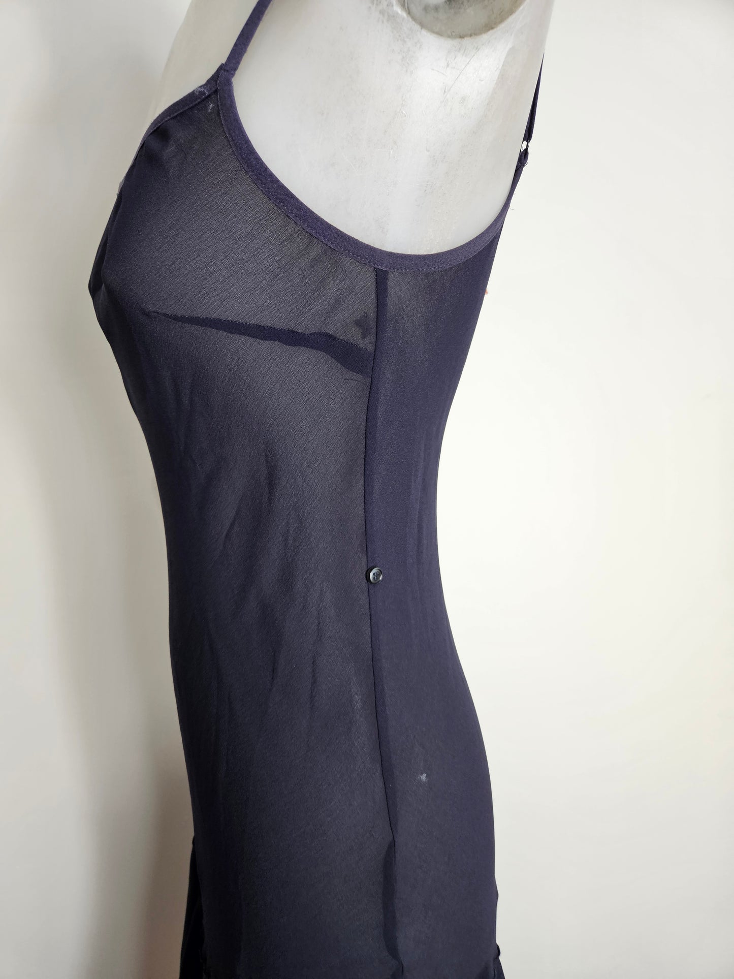 Robe Cop Copine en voile bleue