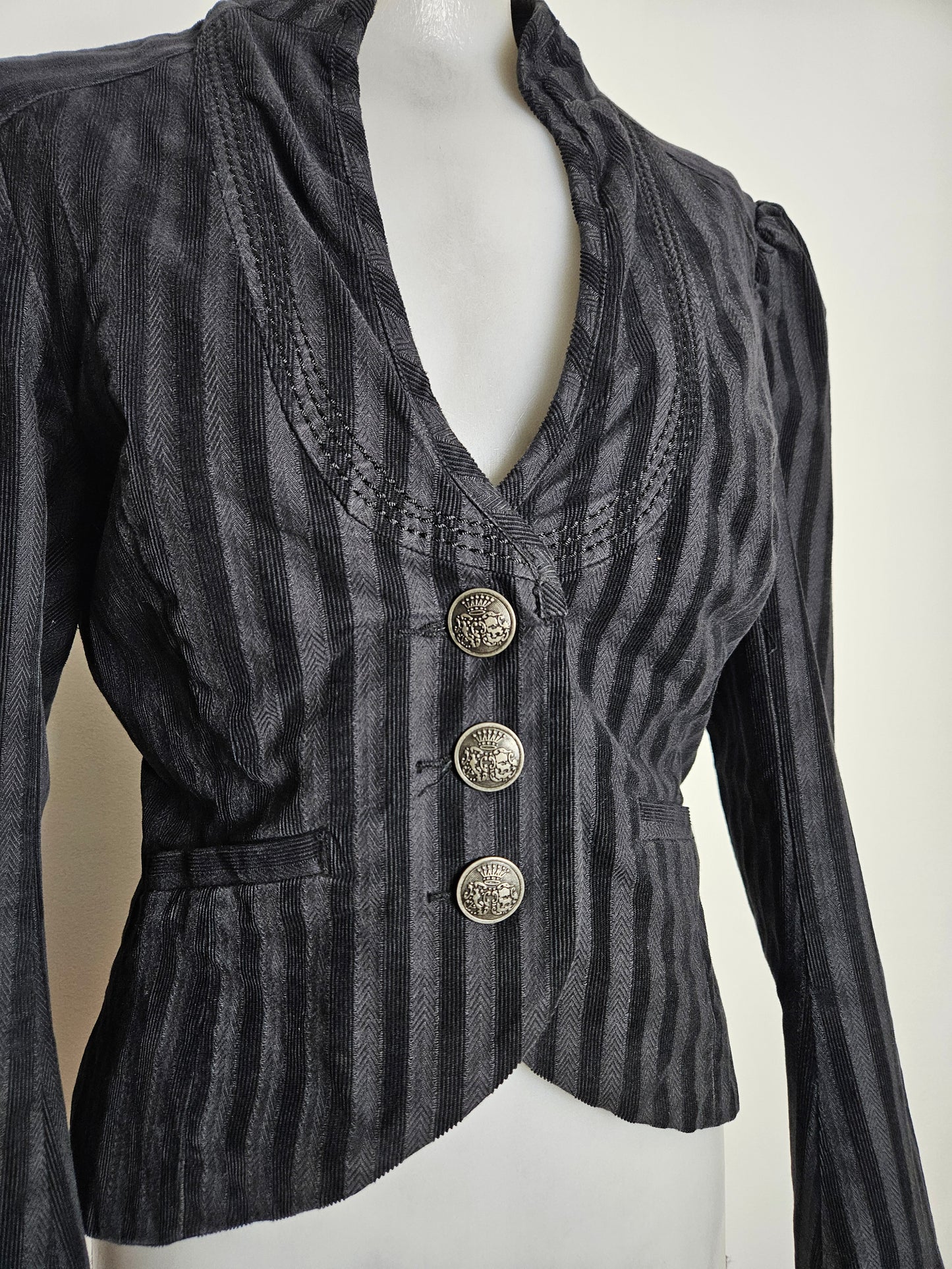 Blazer cintré à rayures