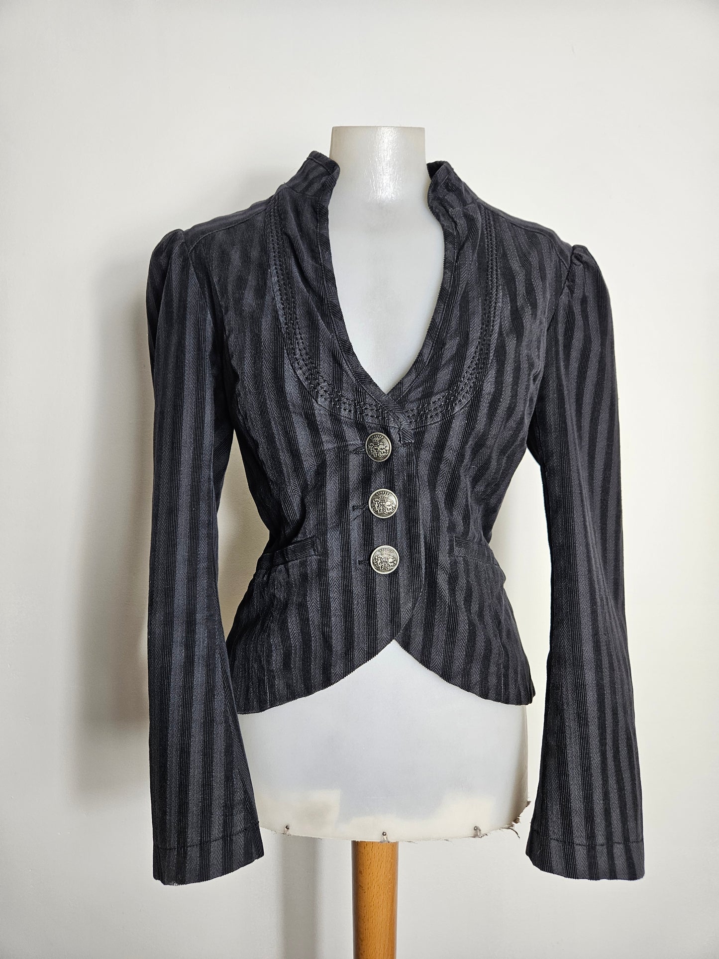 Blazer cintré à rayures