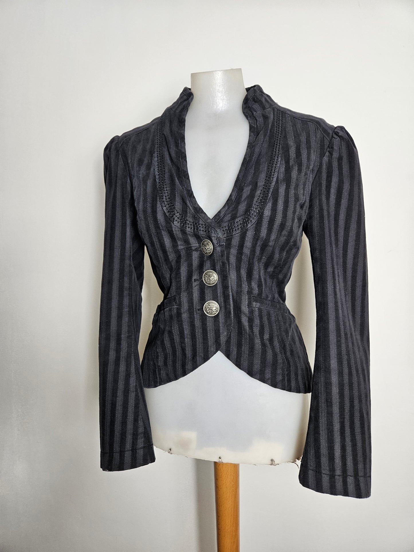 Blazer cintré à rayures