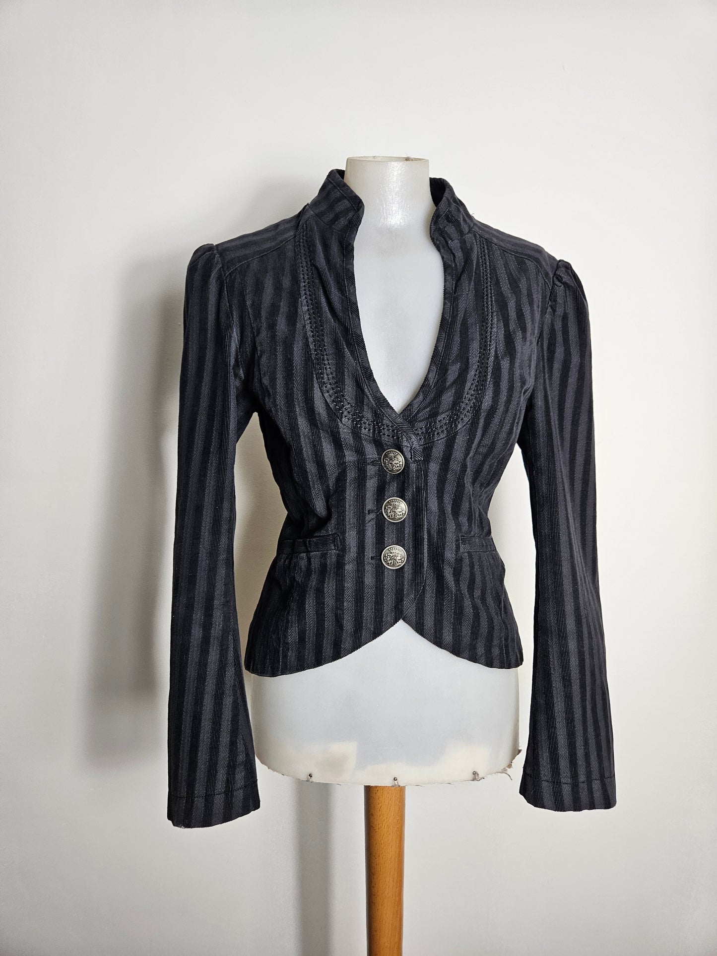 Blazer cintré à rayures