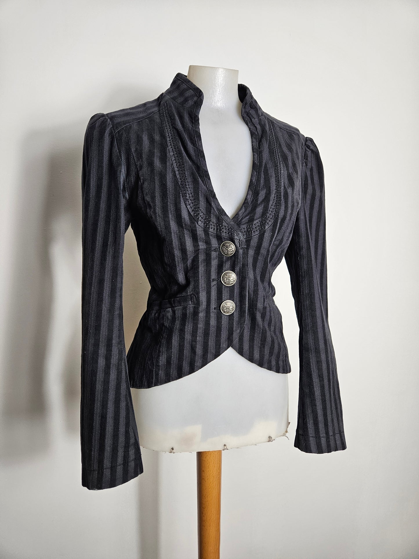 Blazer cintré à rayures