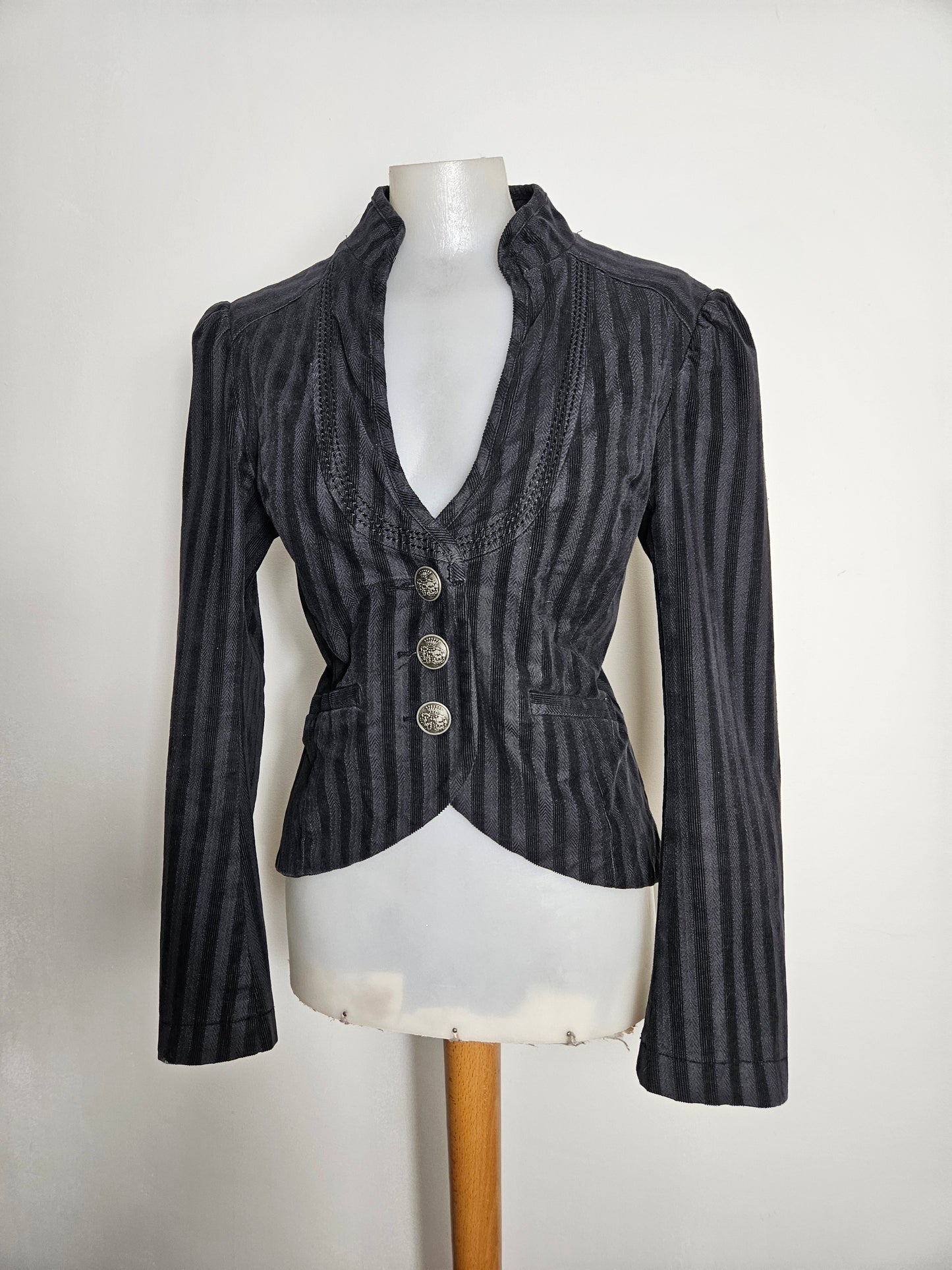 Blazer cintré à rayures