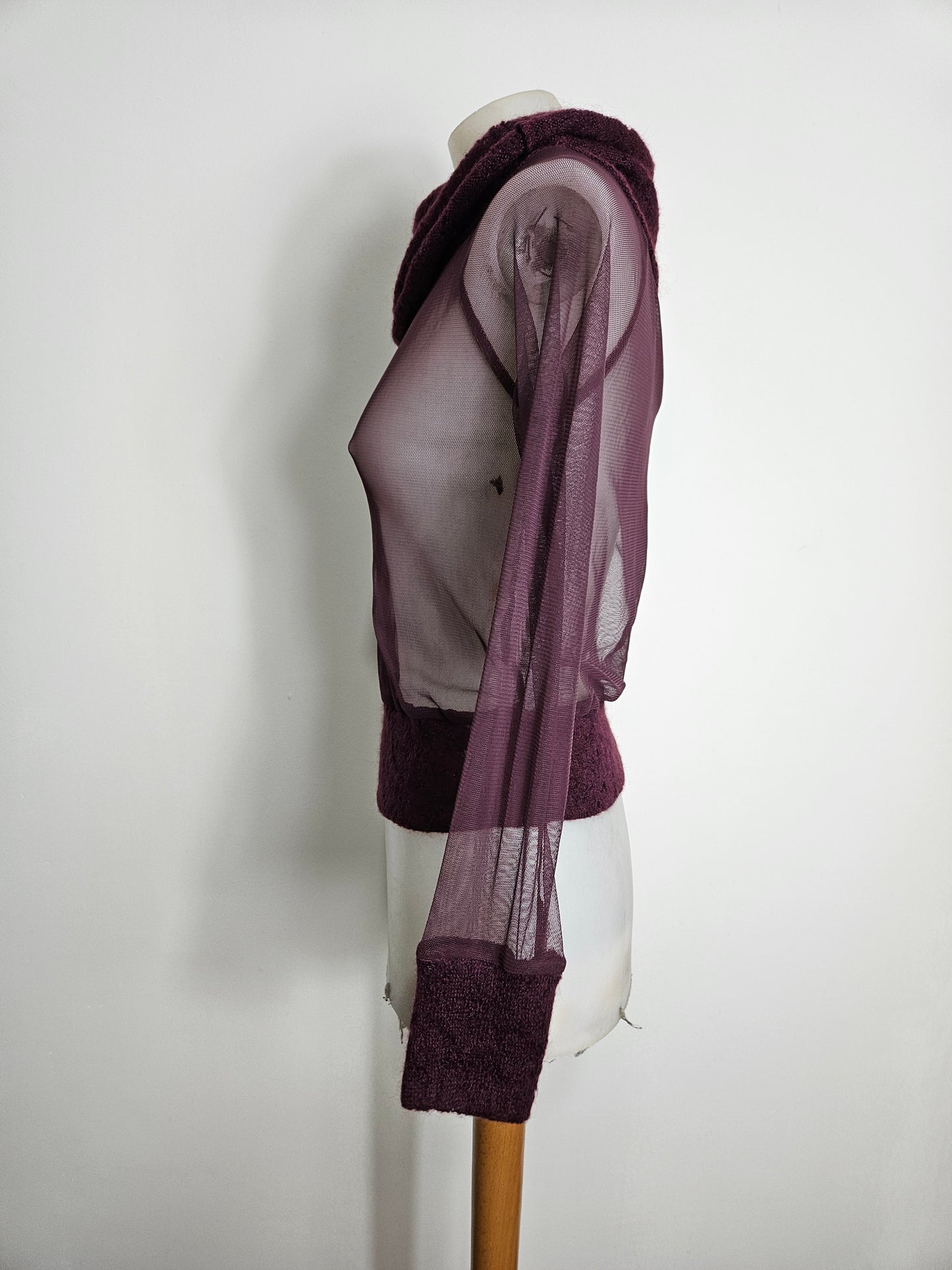Pull bi matière