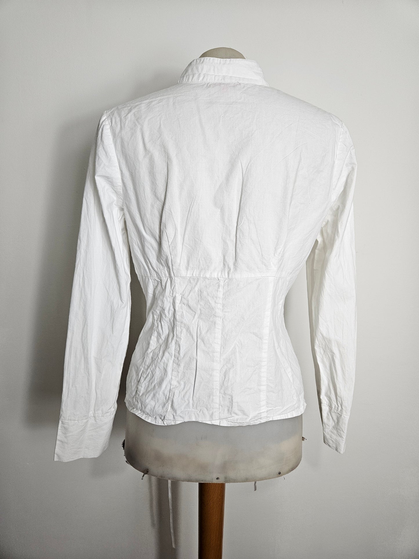 Chemise blanche détails laçage