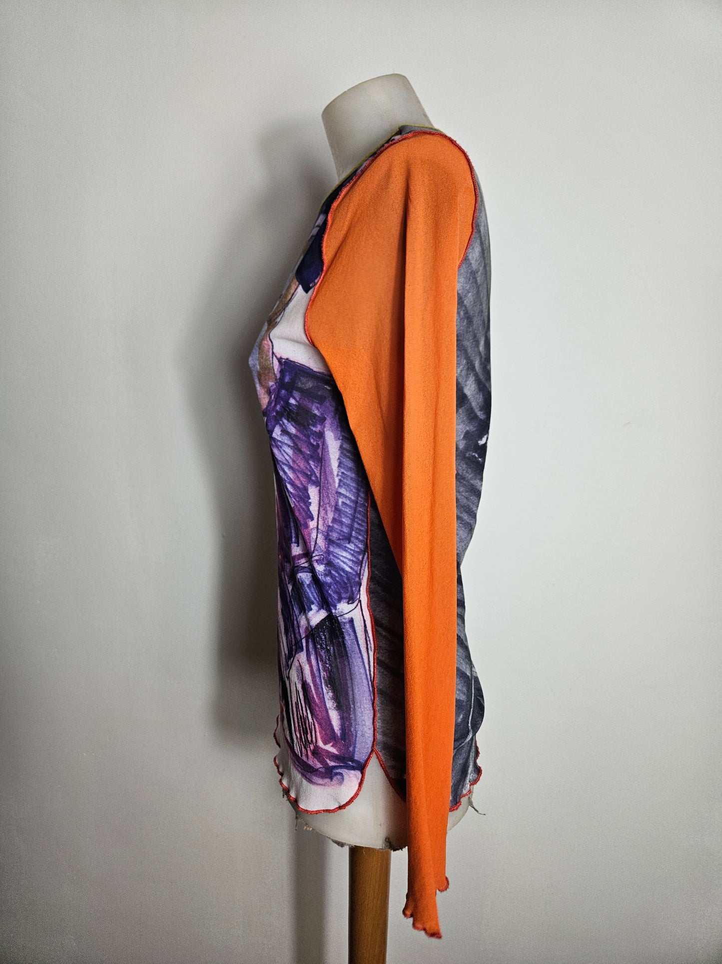 Haut en voile motif personnage Cop Copine