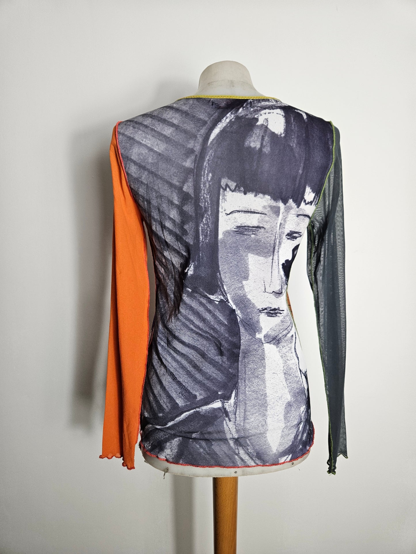 Haut en voile motif personnage Cop Copine