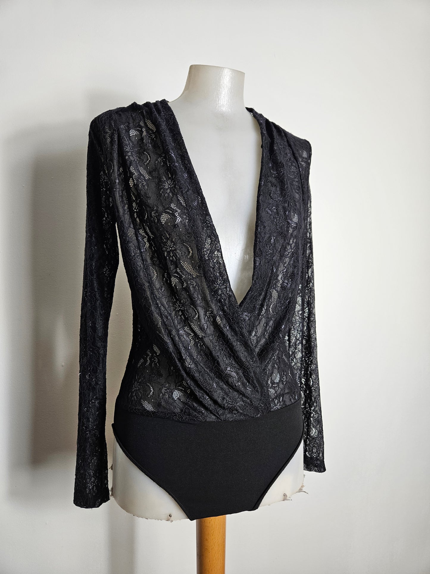 Body en dentelle noire