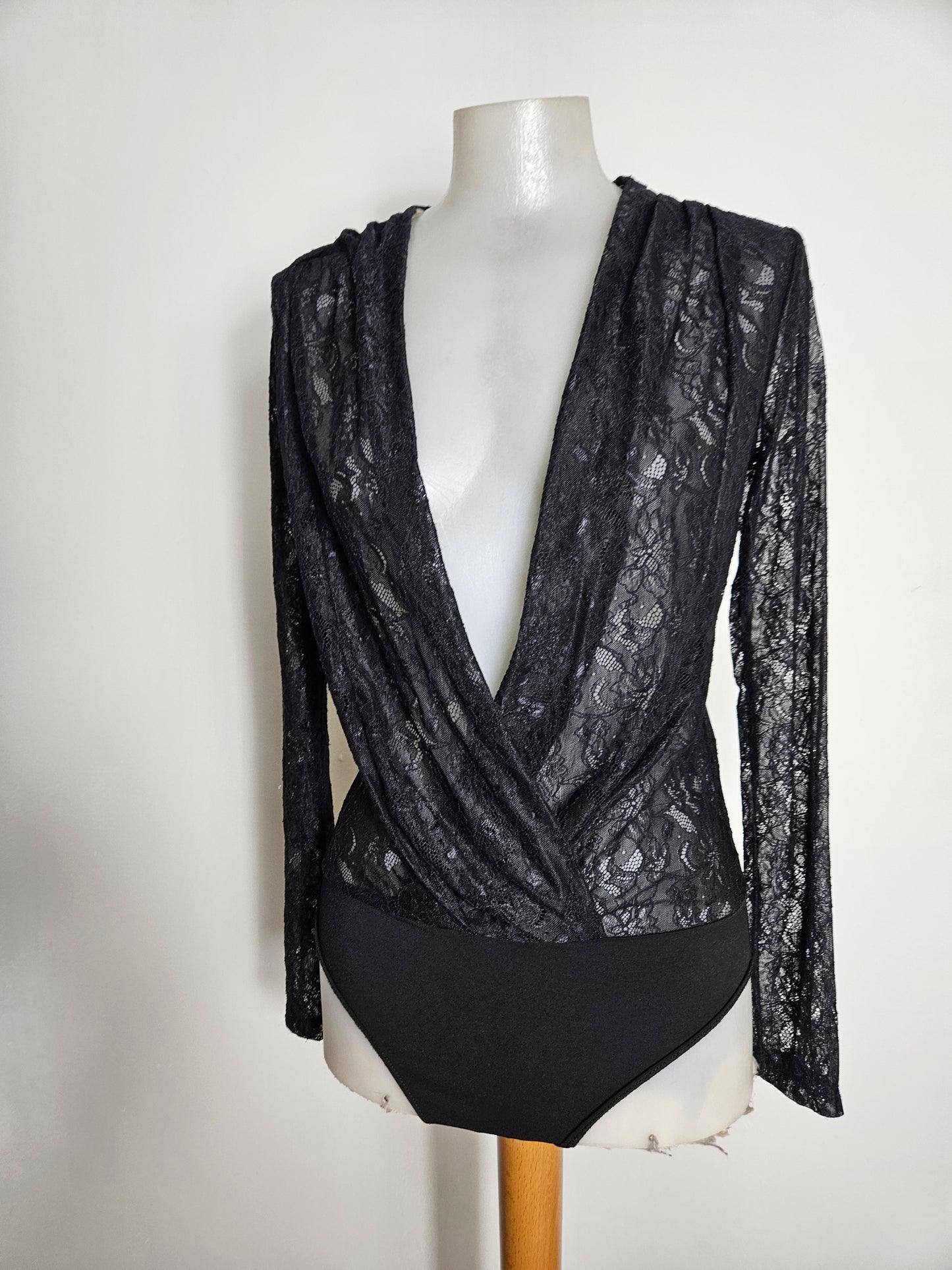 Body en dentelle noire