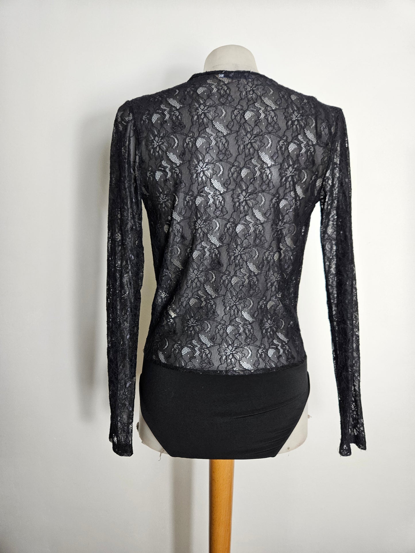 Body en dentelle noire