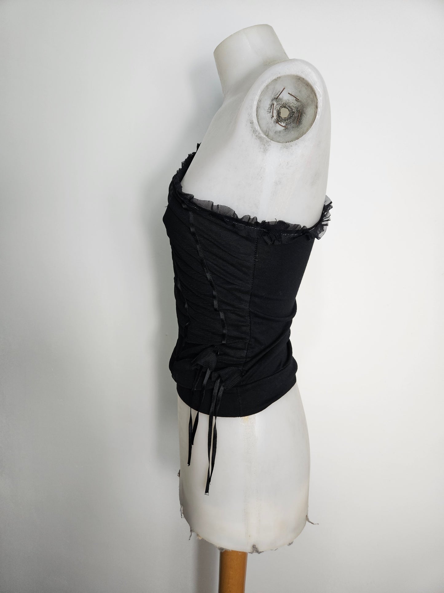 Haut asymétrique en voile plissé