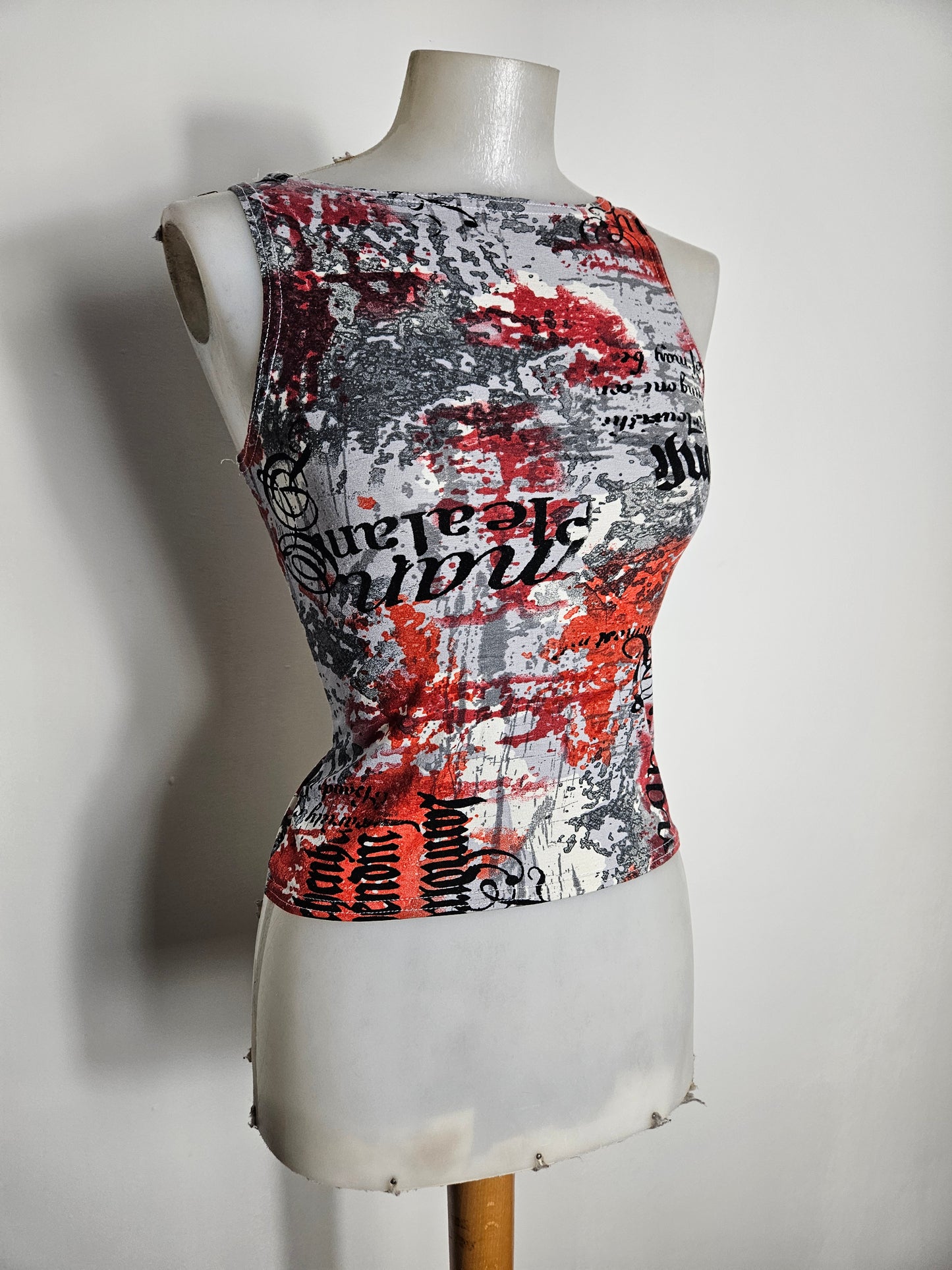 Haut moulant à imprimés