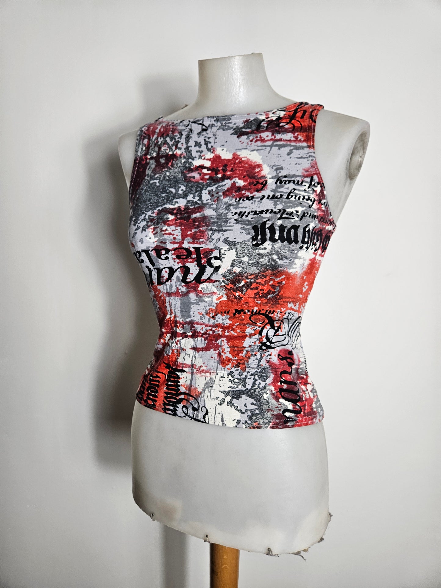 Haut moulant à imprimés