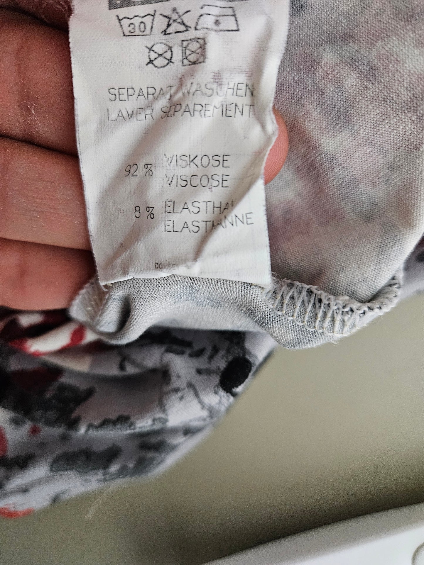 Haut moulant à imprimés