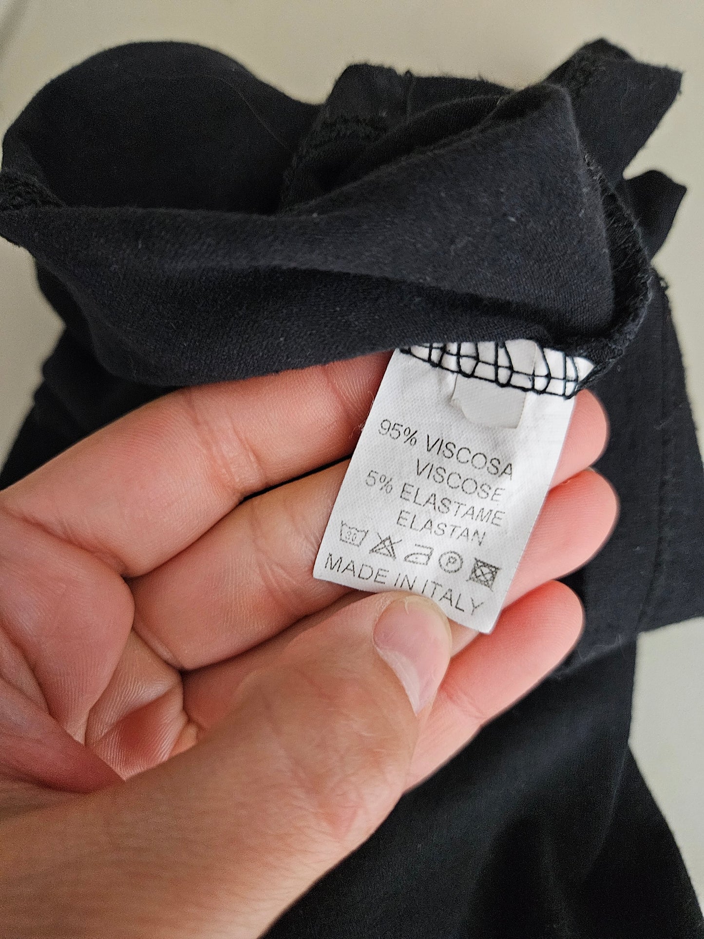 Haut romantique noir détails laçage