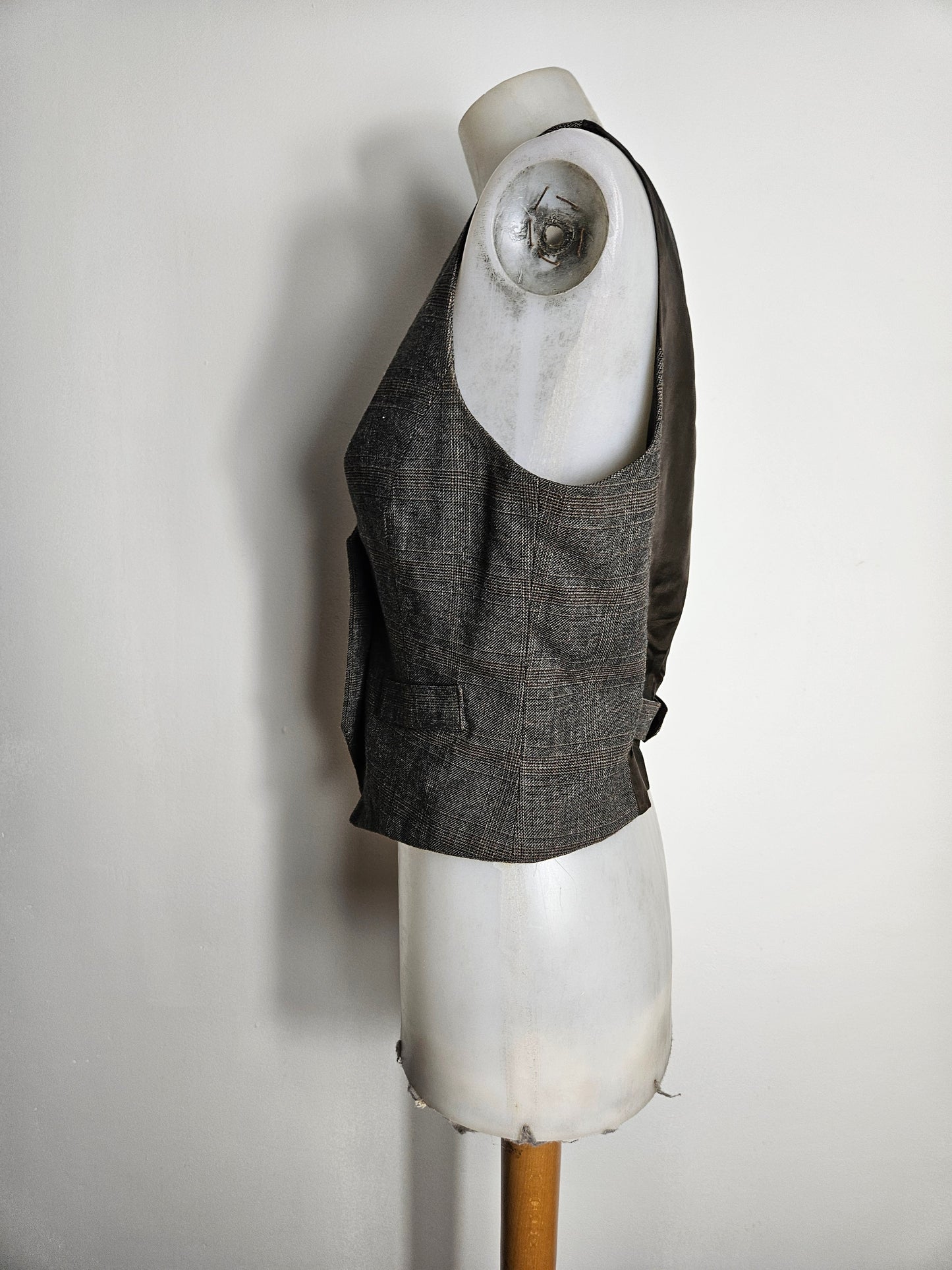 Veste barman tons marrons