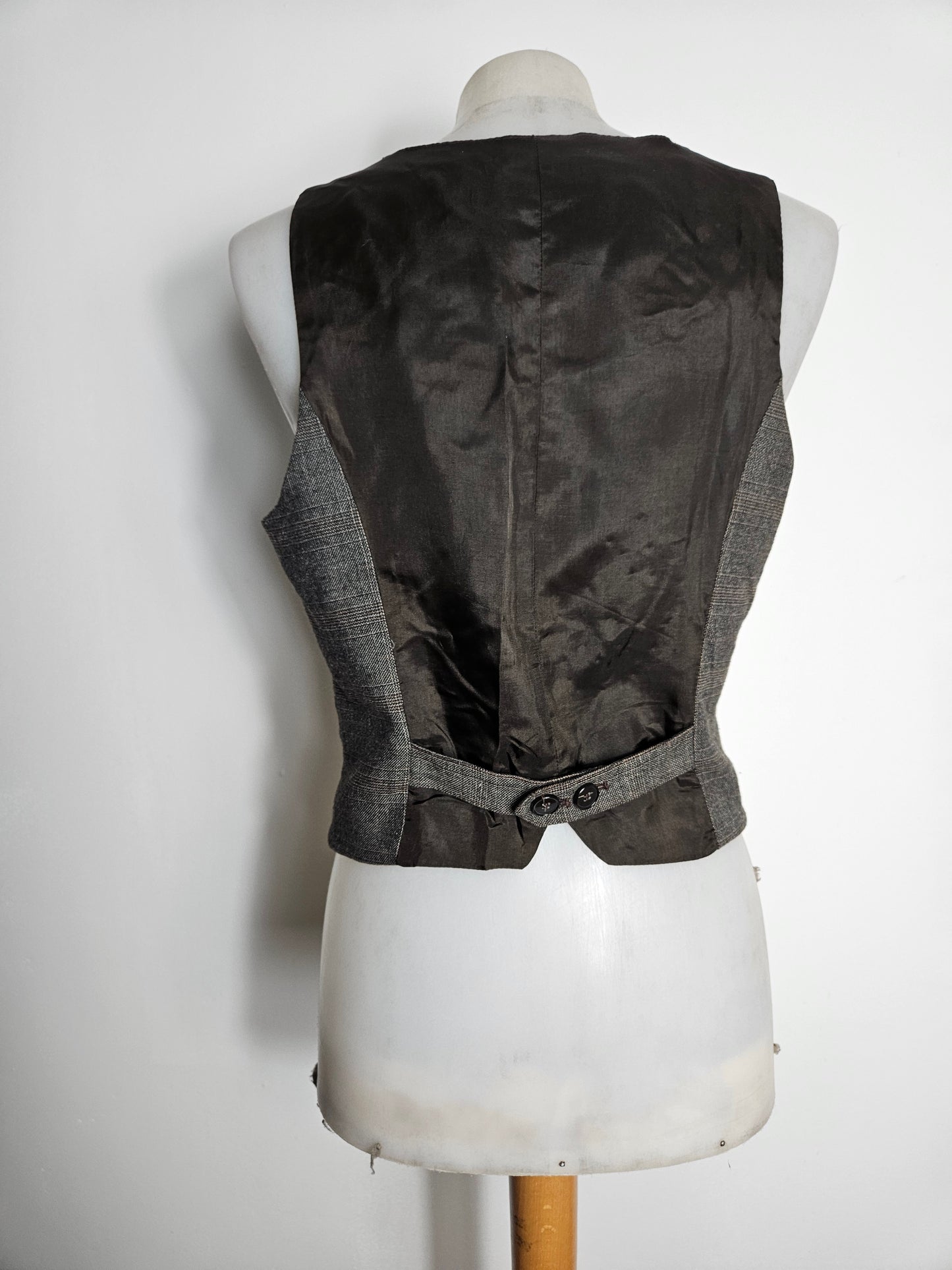 Veste barman tons marrons