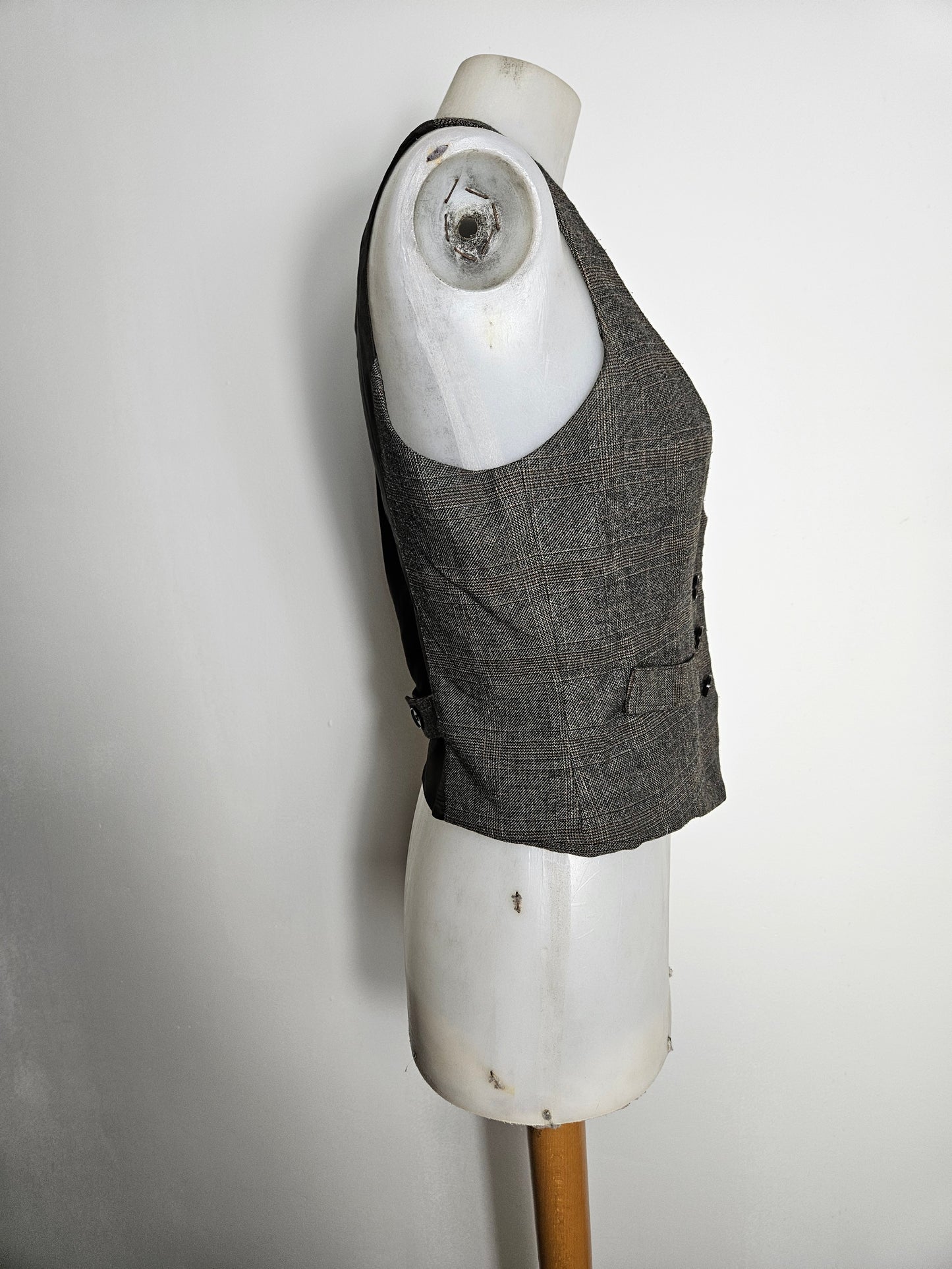 Veste barman tons marrons