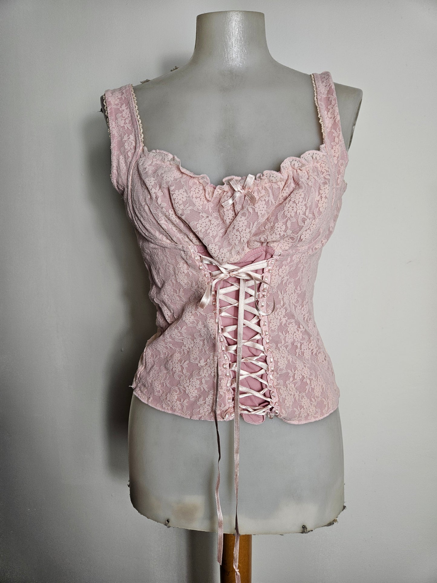 Haut esprit corset rose 3 Suisses