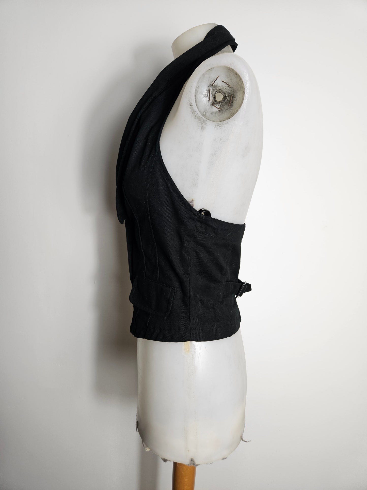 Veste barman dos nu noire