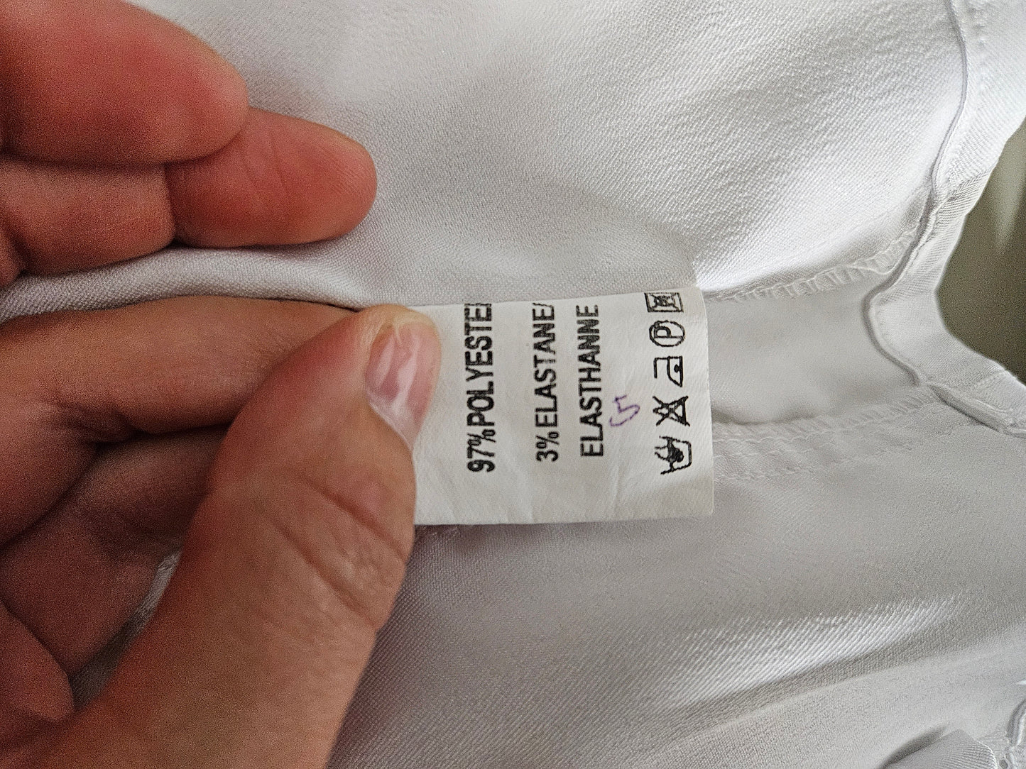 Haut esprit corset blanc satiné