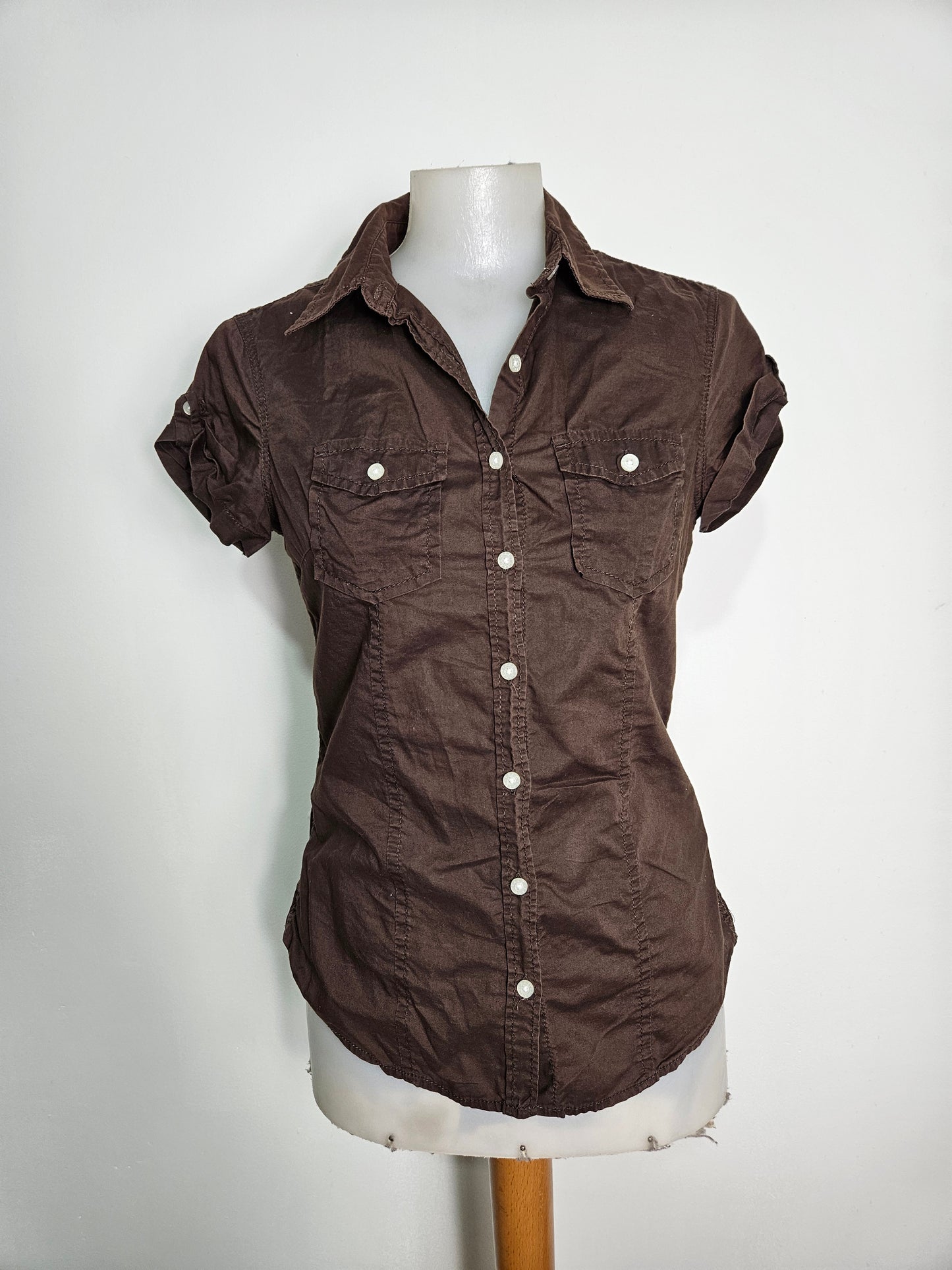 Chemise cintrée noire