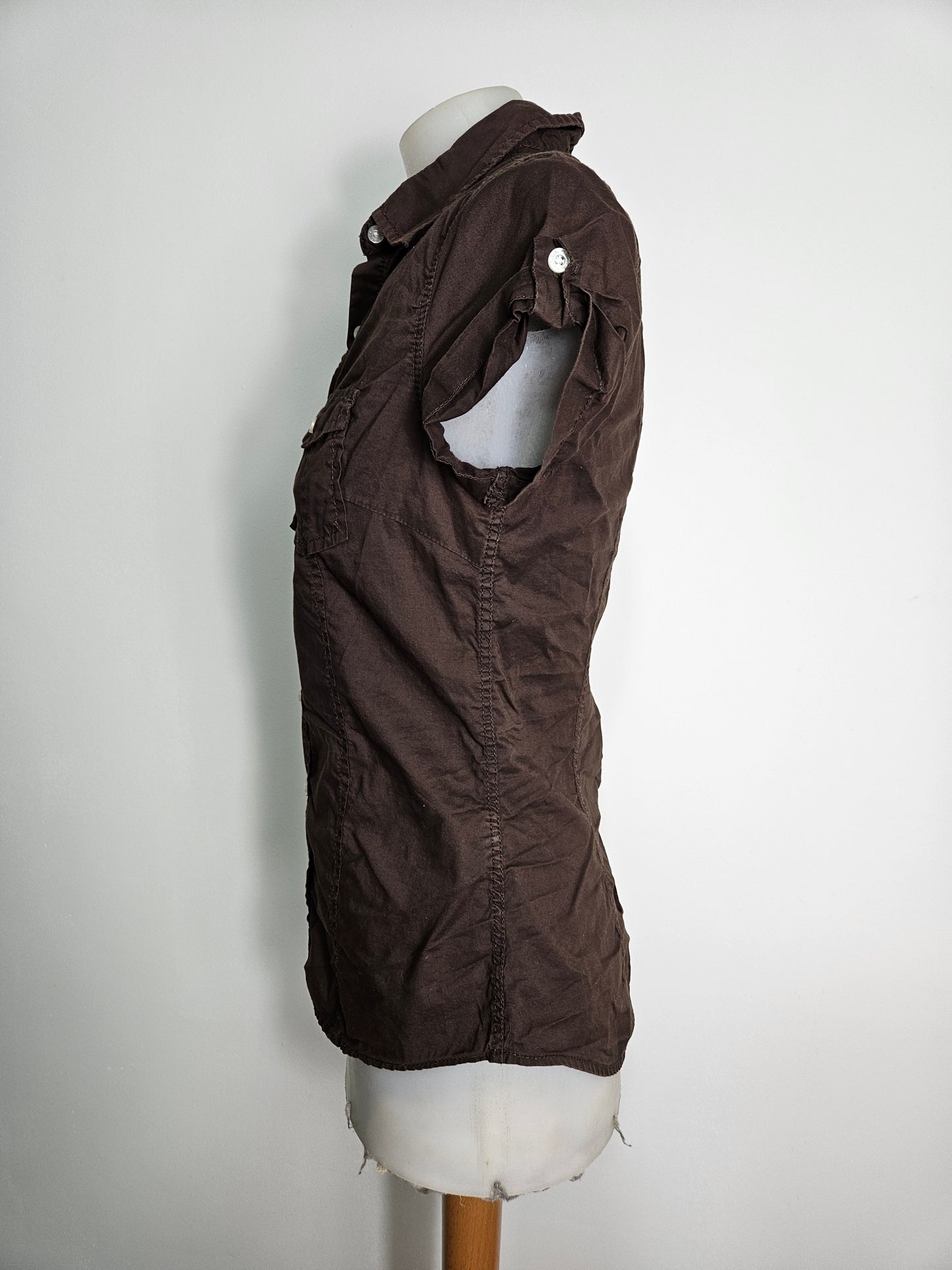 Chemise cintrée noire