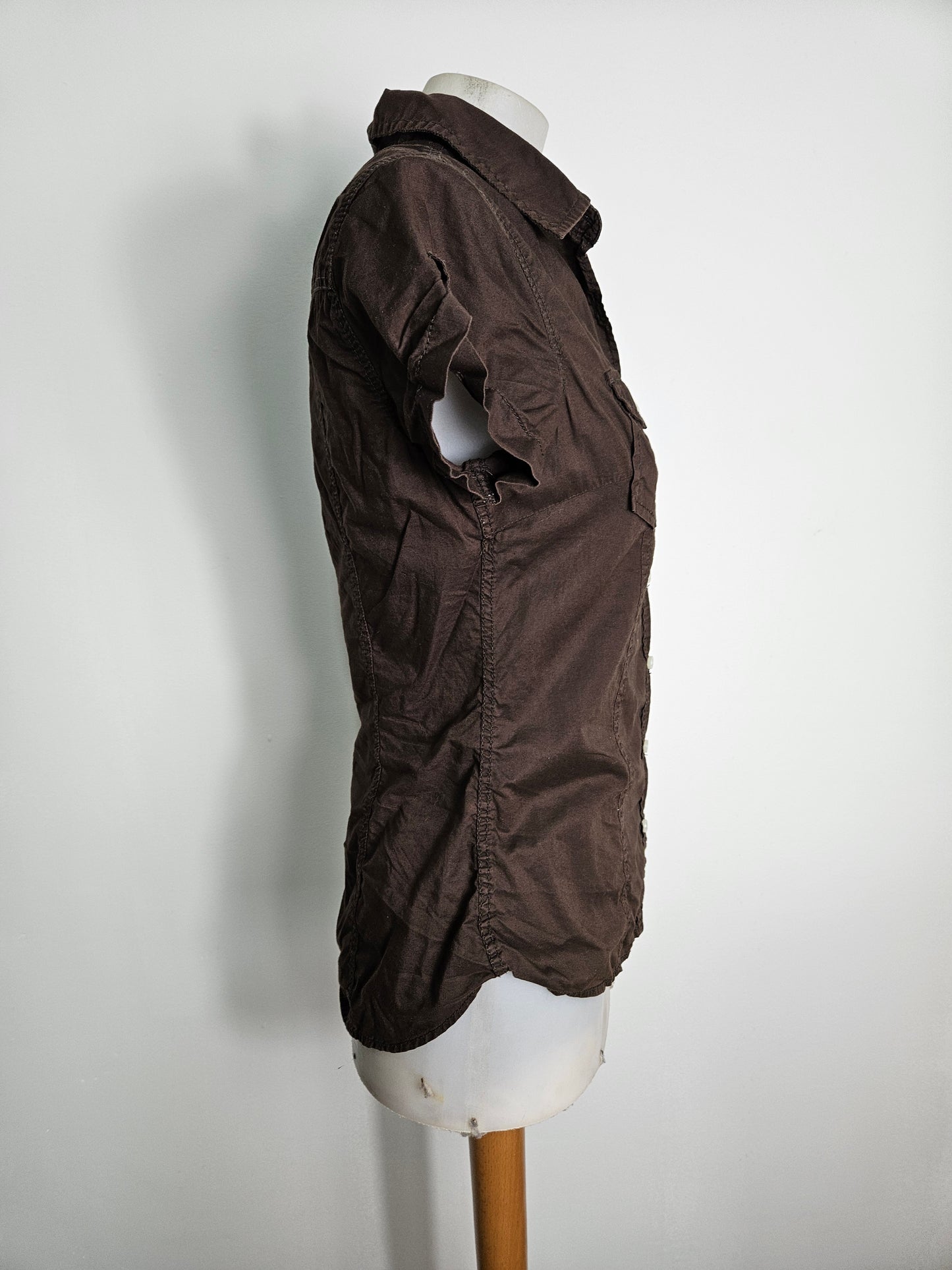 Chemise cintrée noire