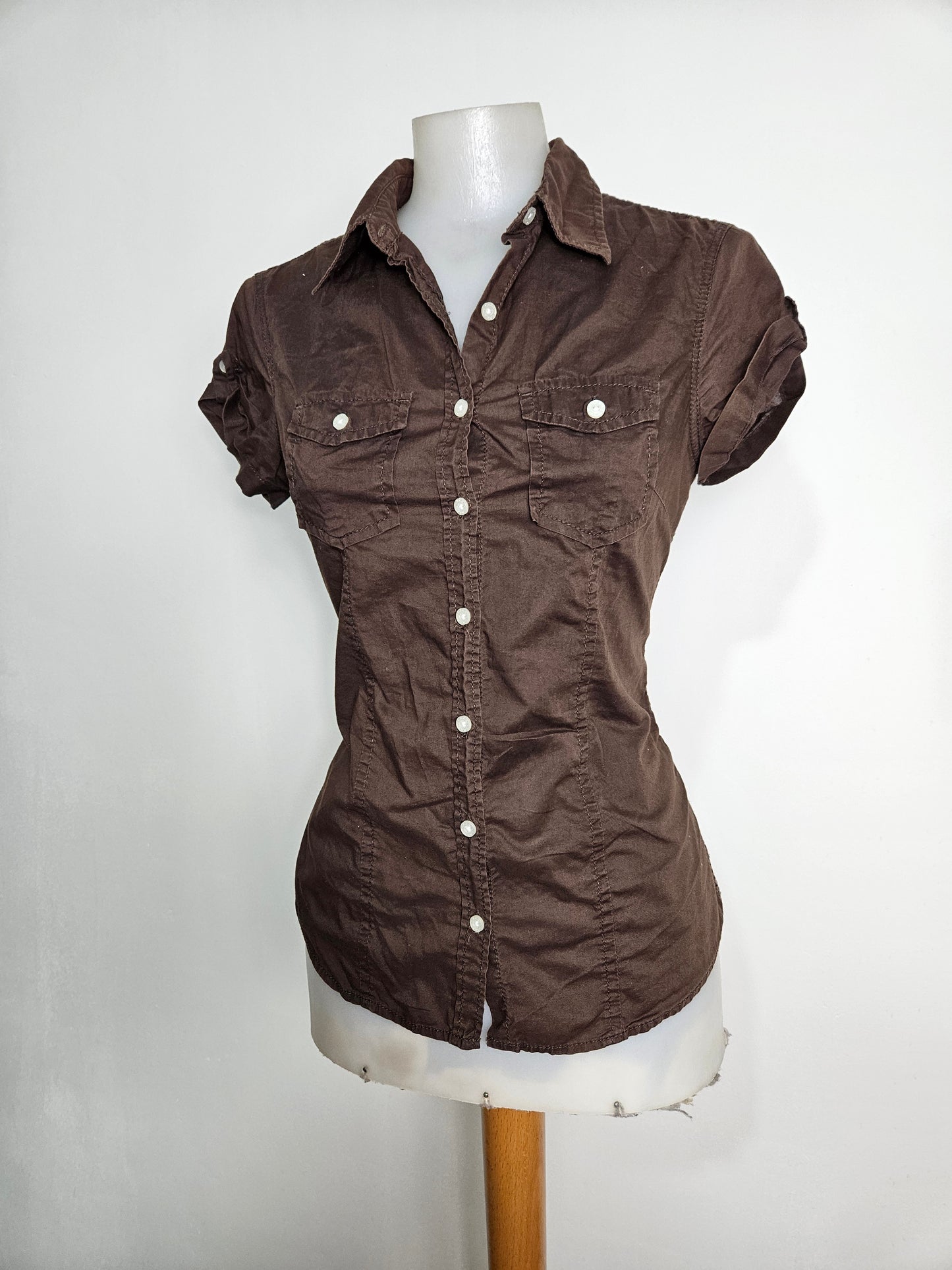 Chemise cintrée noire