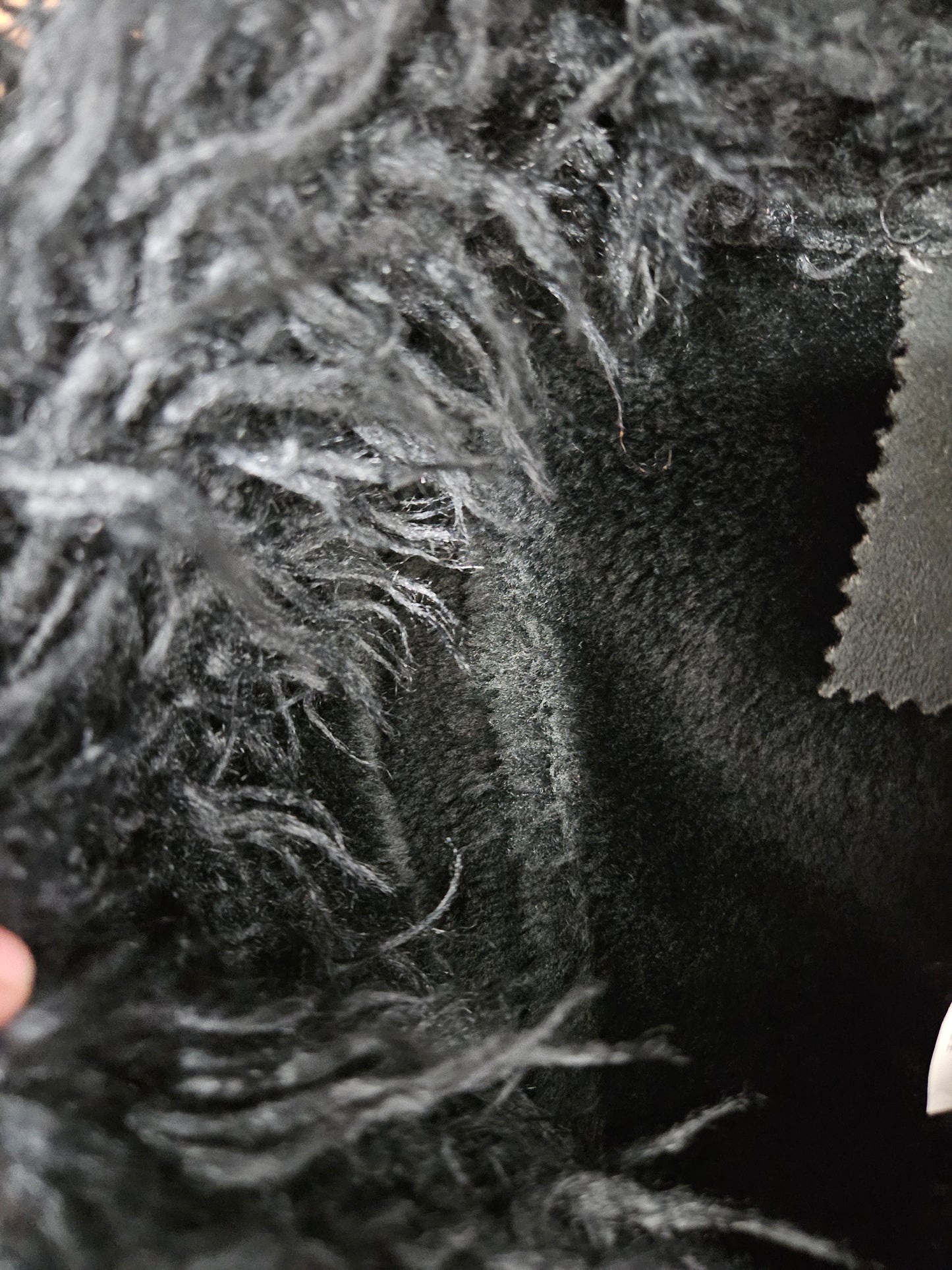 Manteau à sa clés détails fausse fourrure