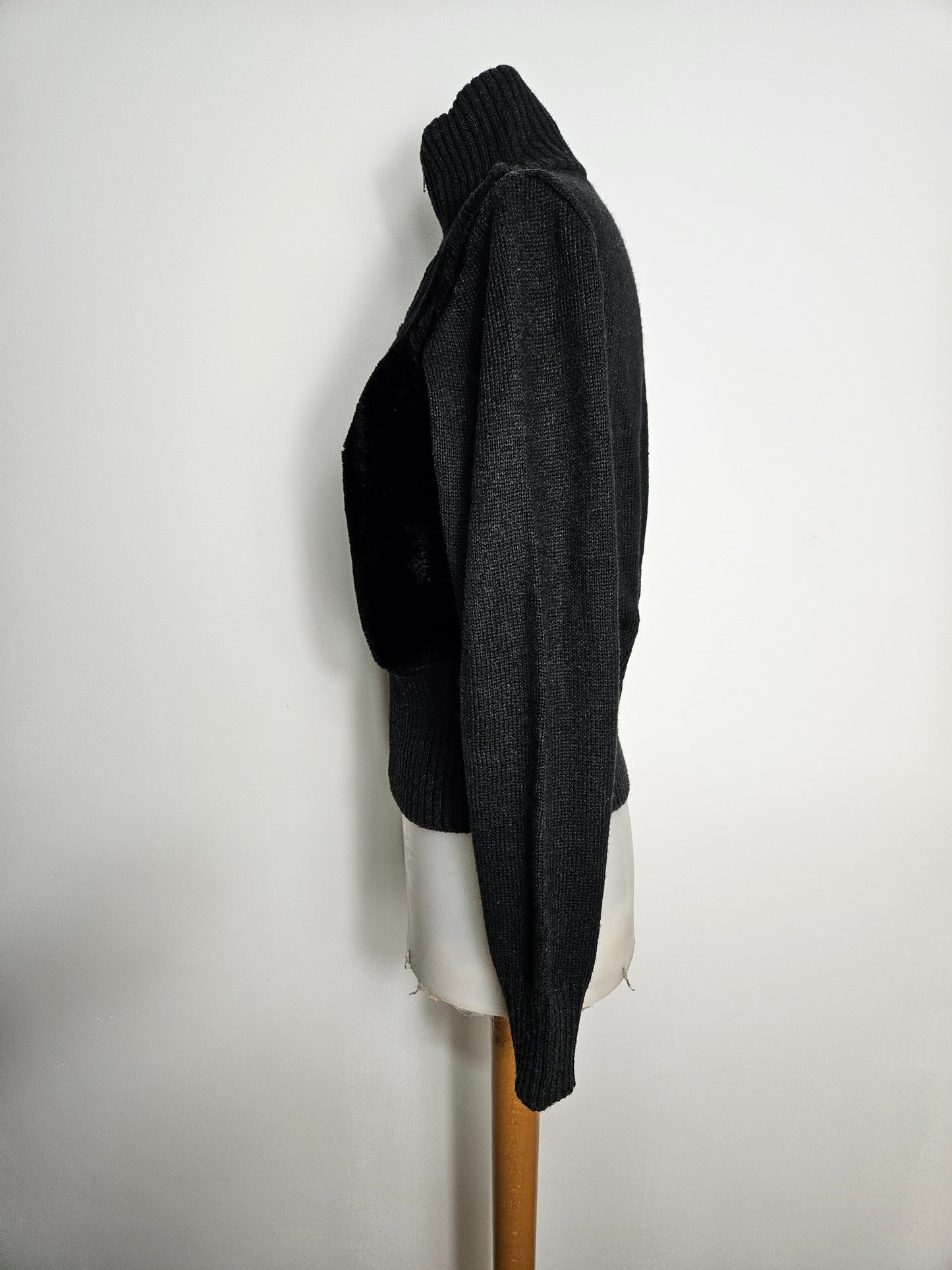 Blouson détails fausse fourrure