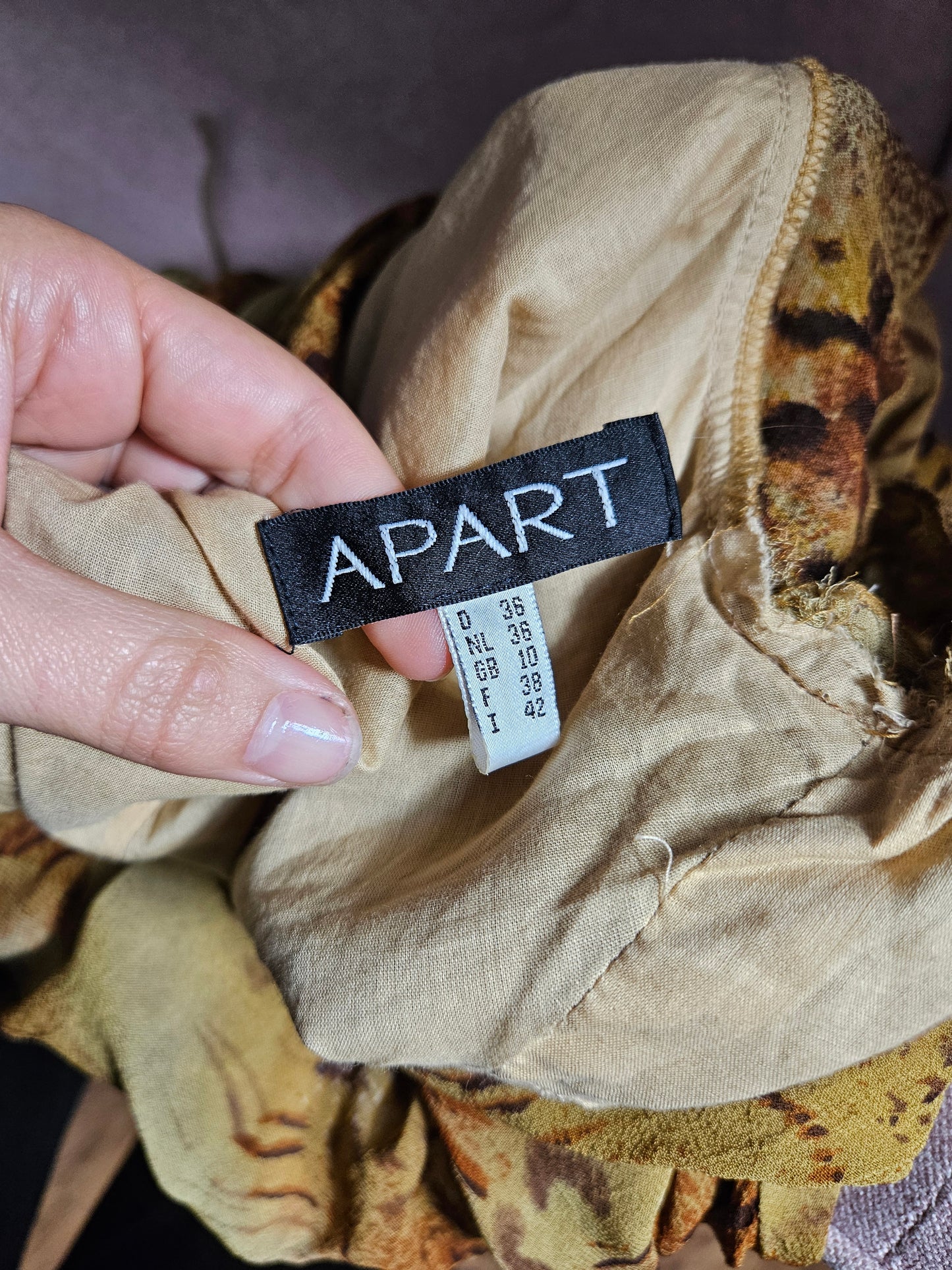 Robe en voile floral