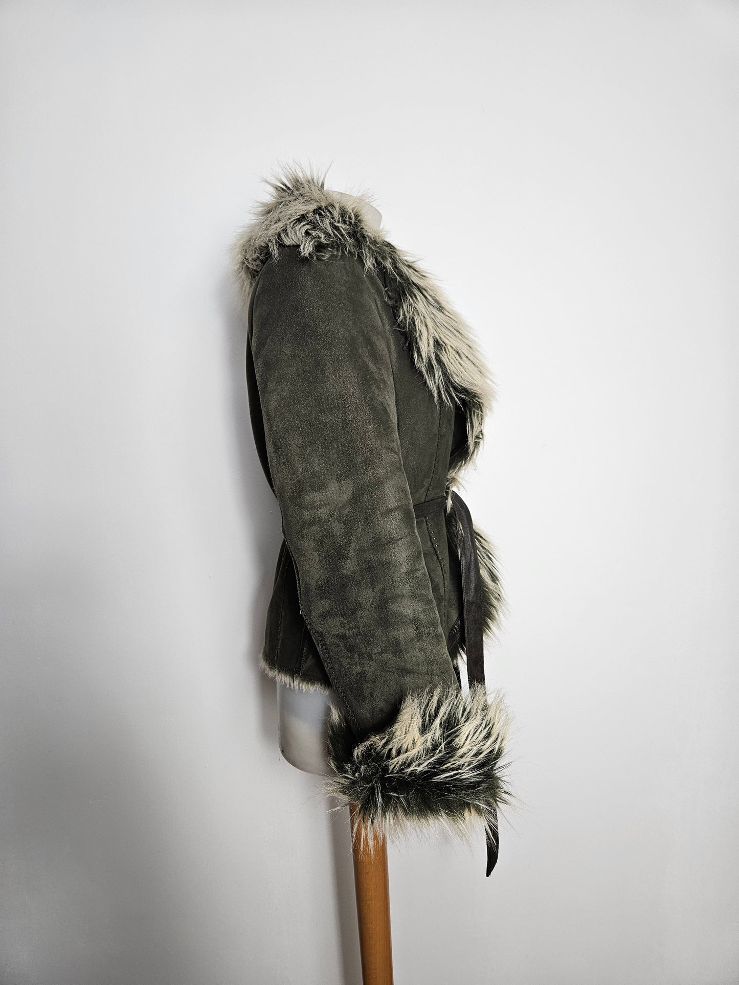 Manteau similidaim et fausse fourrure