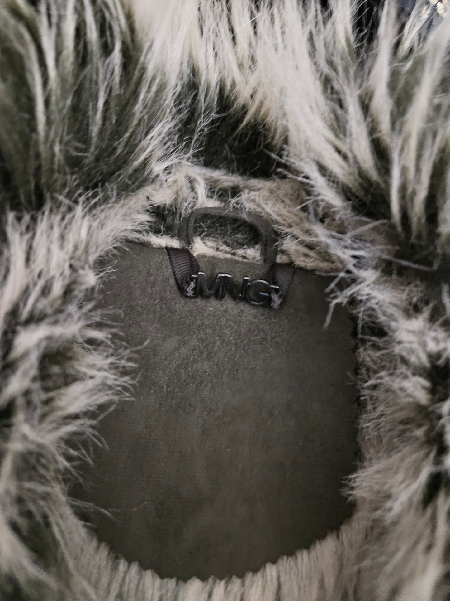 Manteau similidaim et fausse fourrure