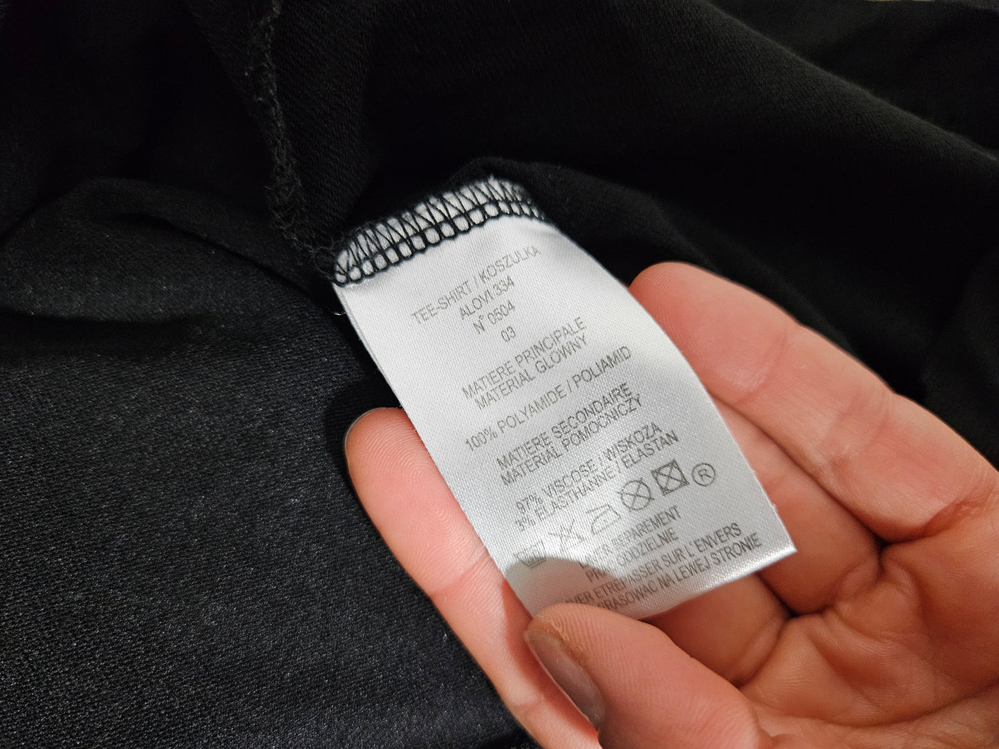 Haut bi matière détails transparents