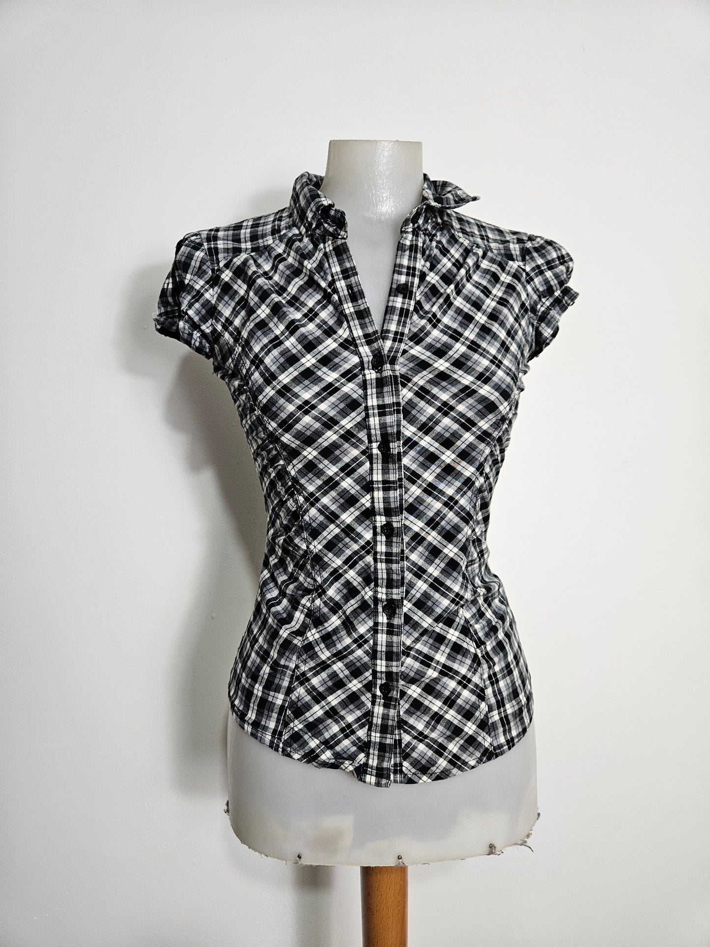 Chemise cintrée à carreaux