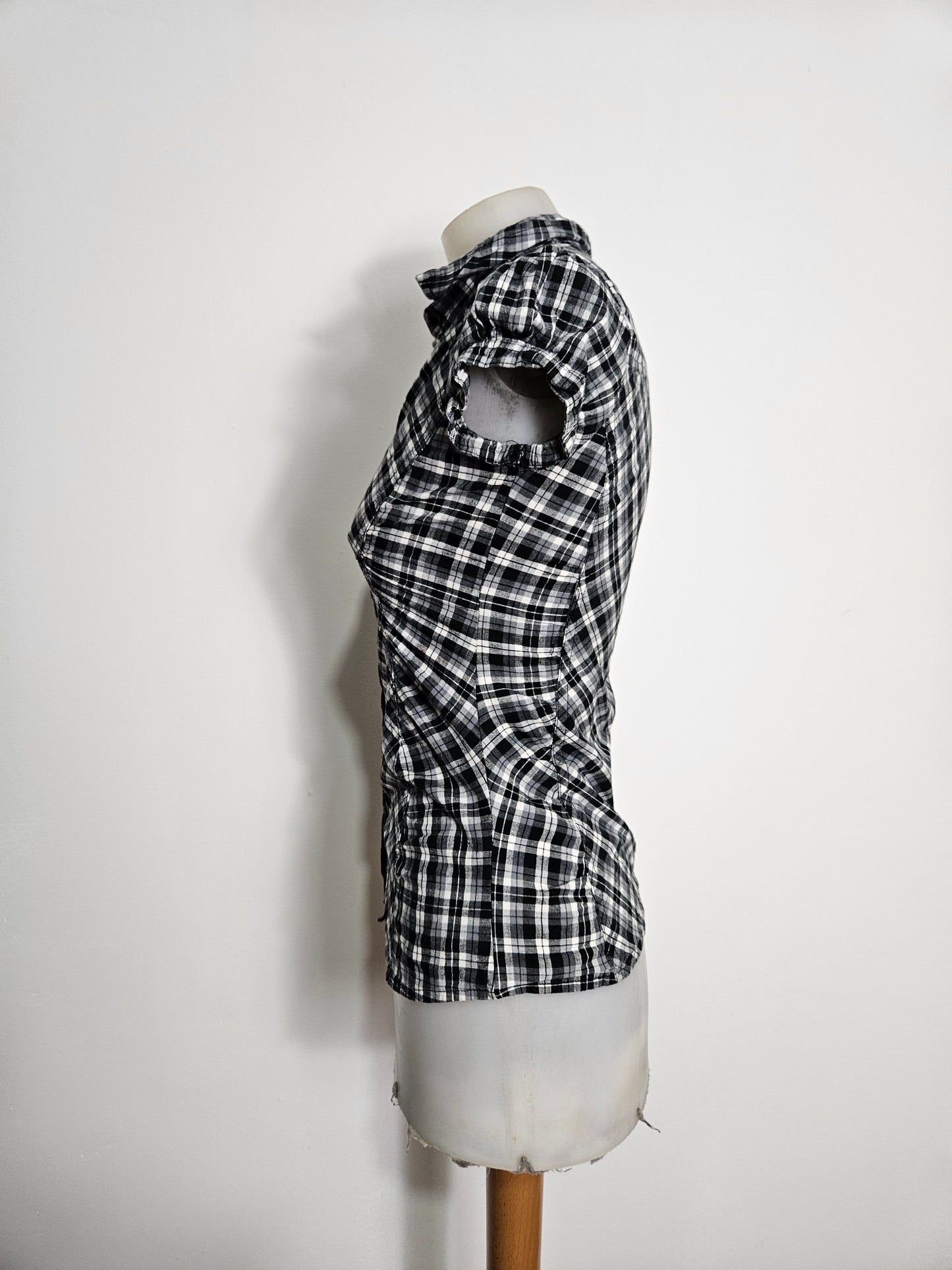 Chemise cintrée à carreaux