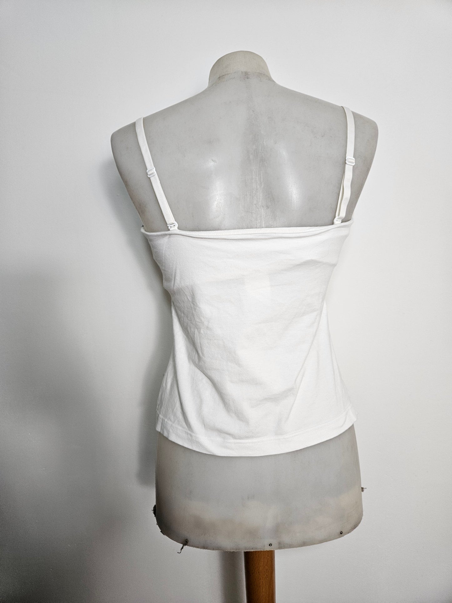 Haut romantique blanc et noir