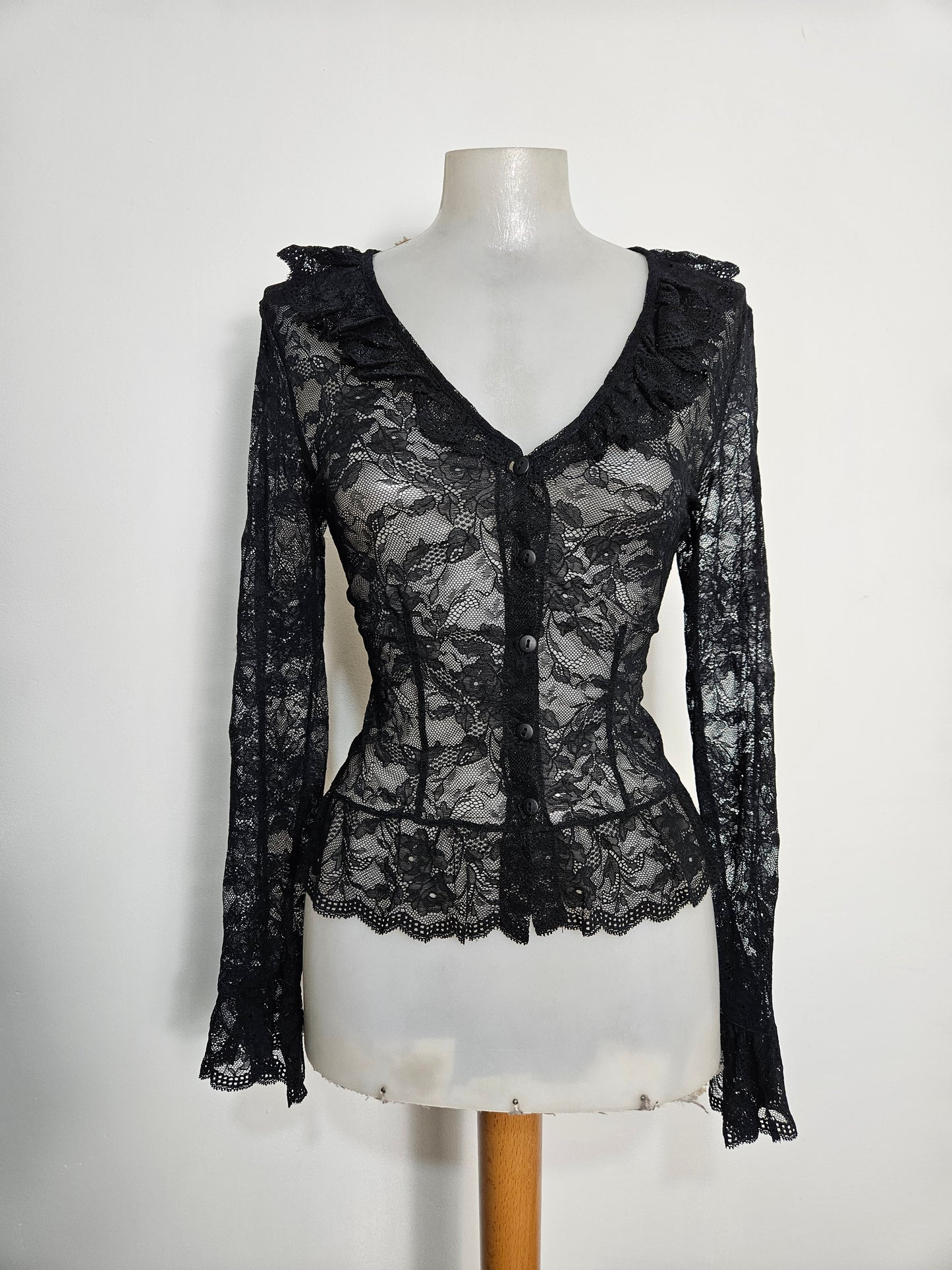 Chemisier en dentelle anti flirt