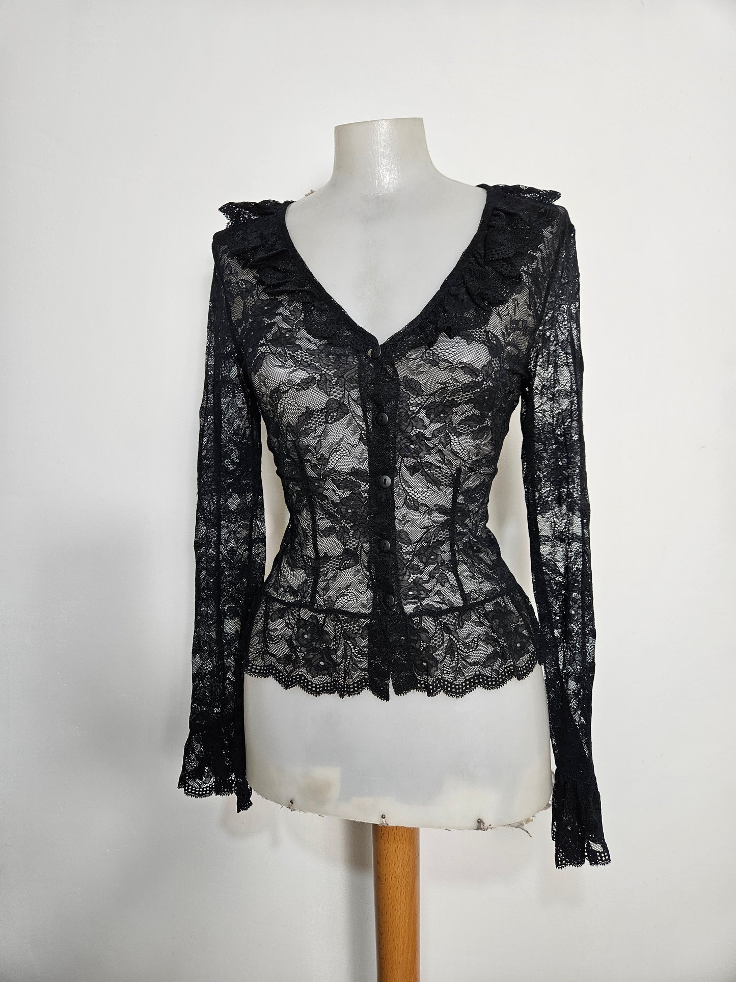Chemisier en dentelle anti flirt