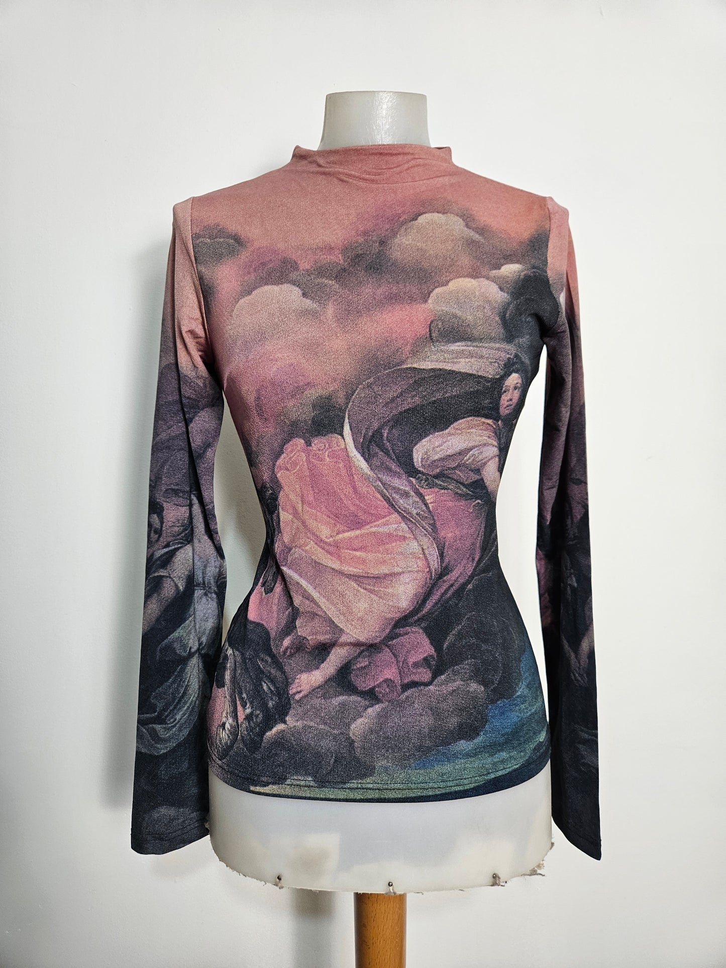 Haut moulant motif Renaissance