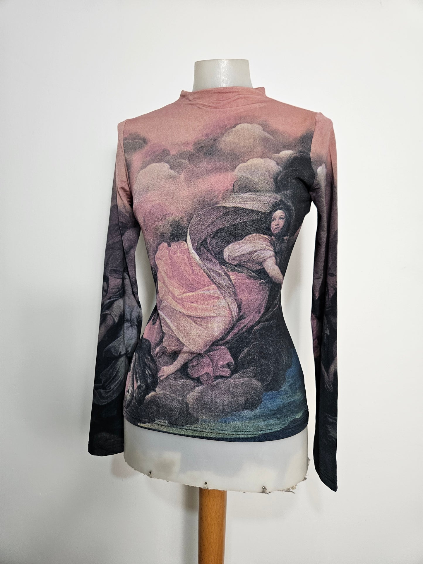 Haut moulant motif Renaissance