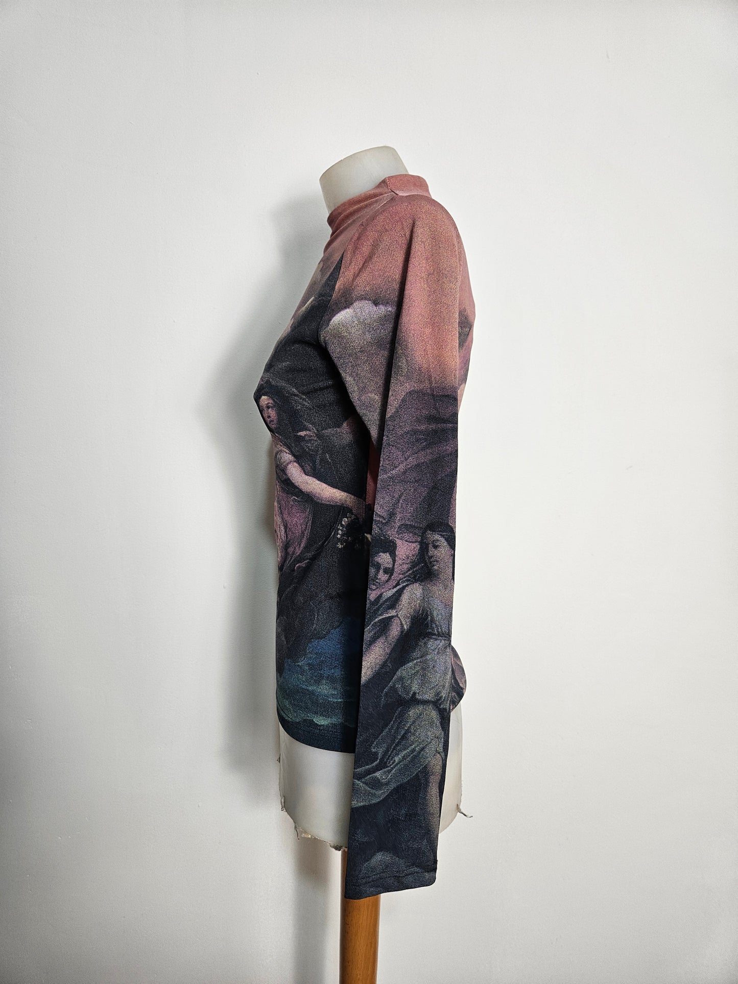 Haut moulant motif Renaissance