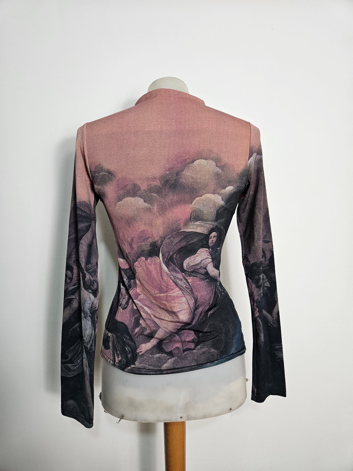 Haut moulant motif Renaissance