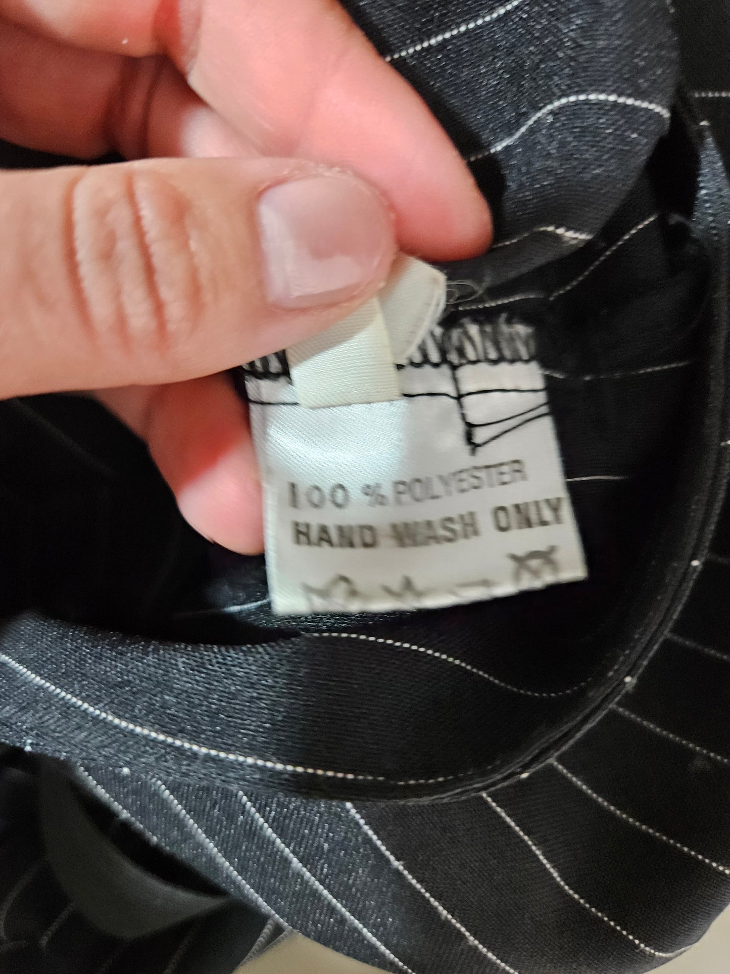 Jupe rayé à patch et sangles