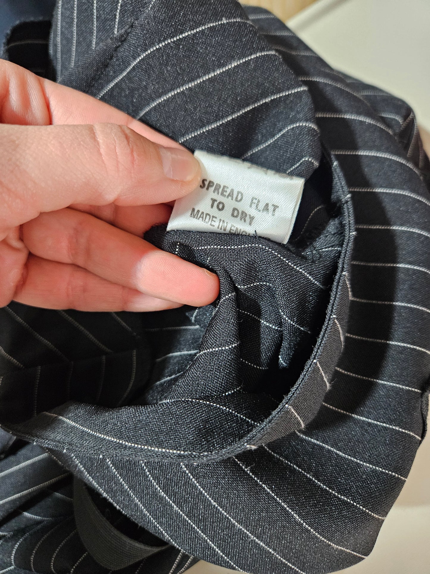 Jupe rayé à patch et sangles