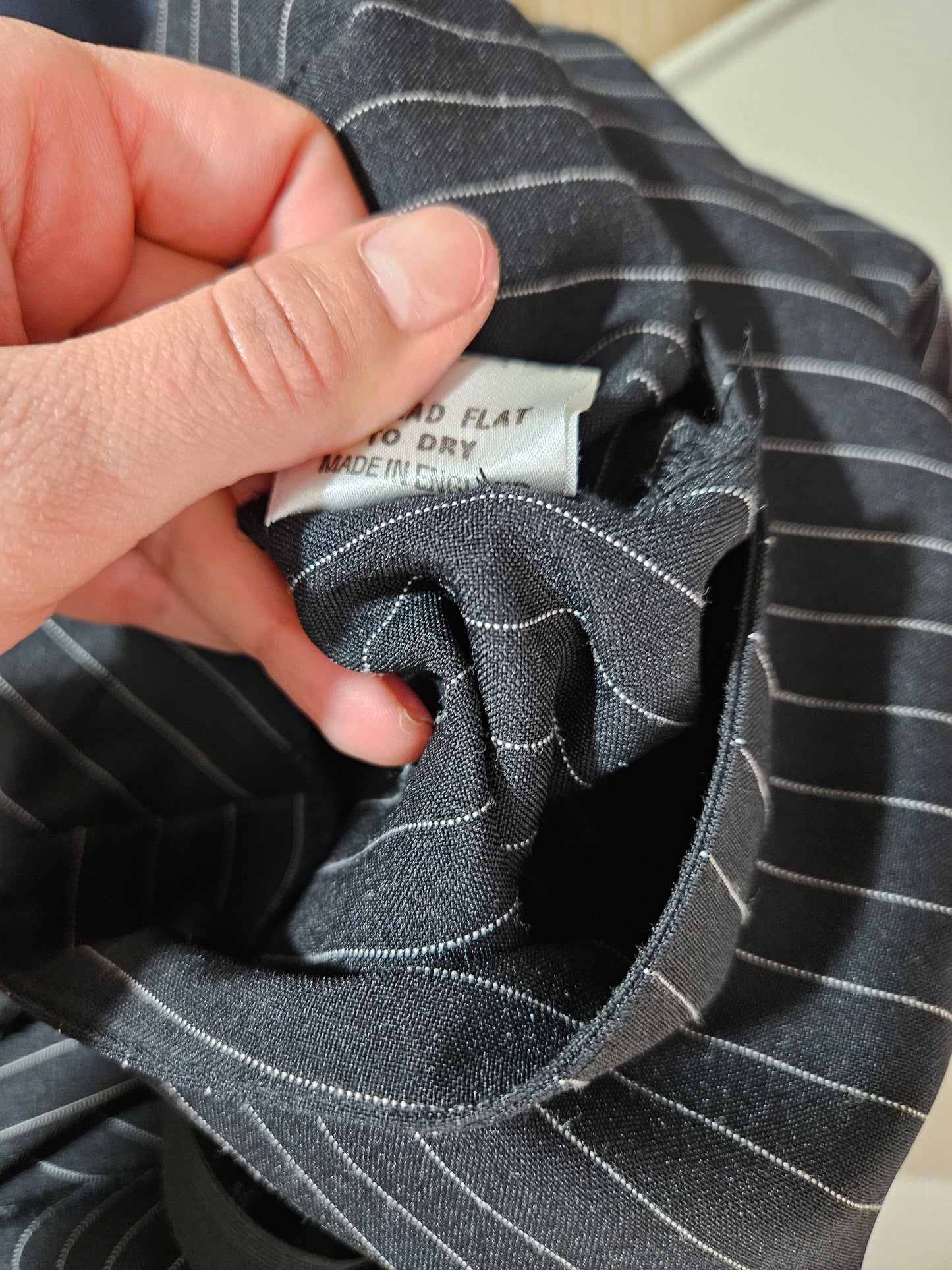 Jupe rayé à patch et sangles