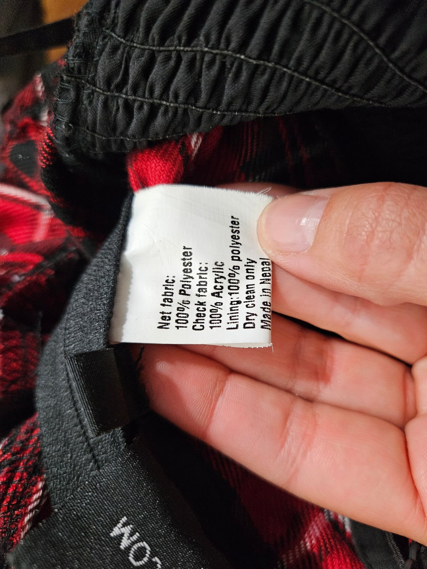 Robe tartan avec jupon