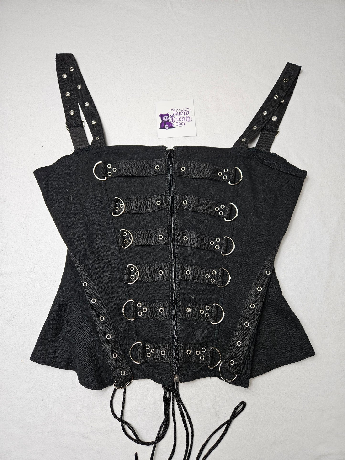 Haut esprit corset à anneaux