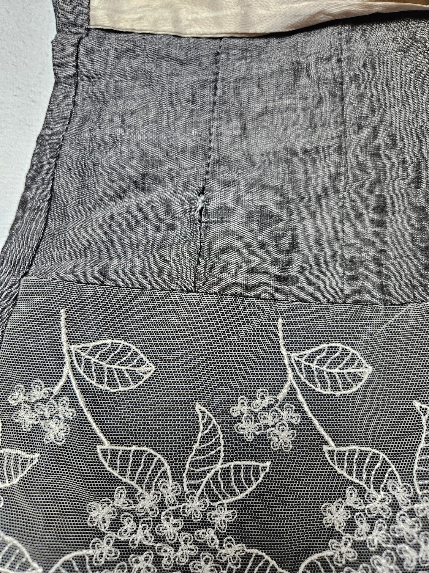 Haut multimatières détails ruban